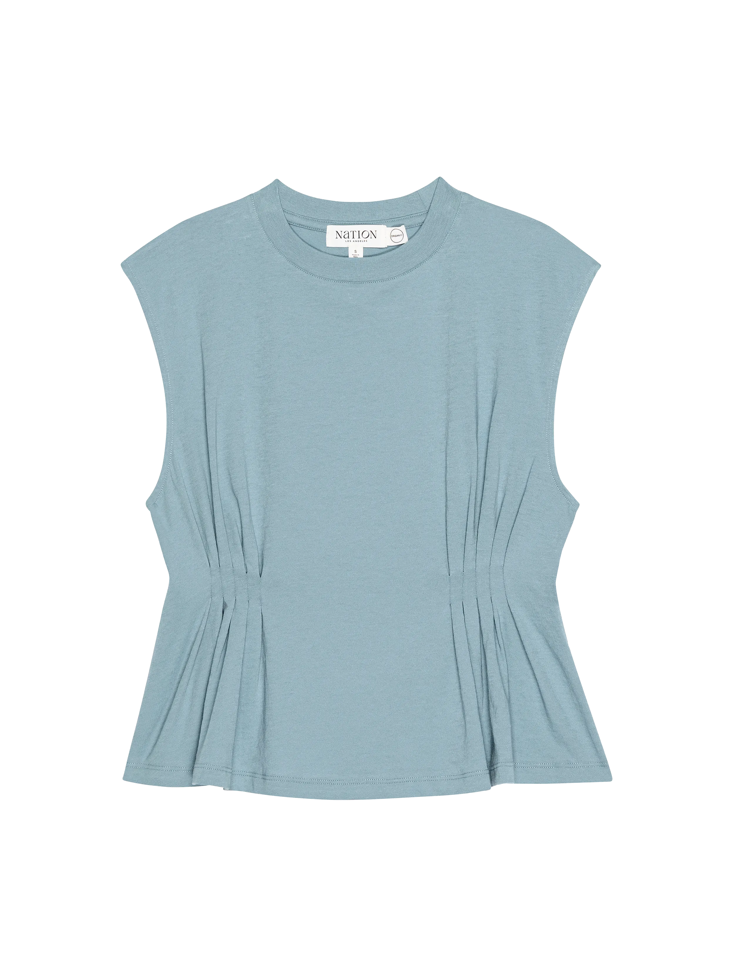 Metal Core StretchFit Meg Pleated Tank