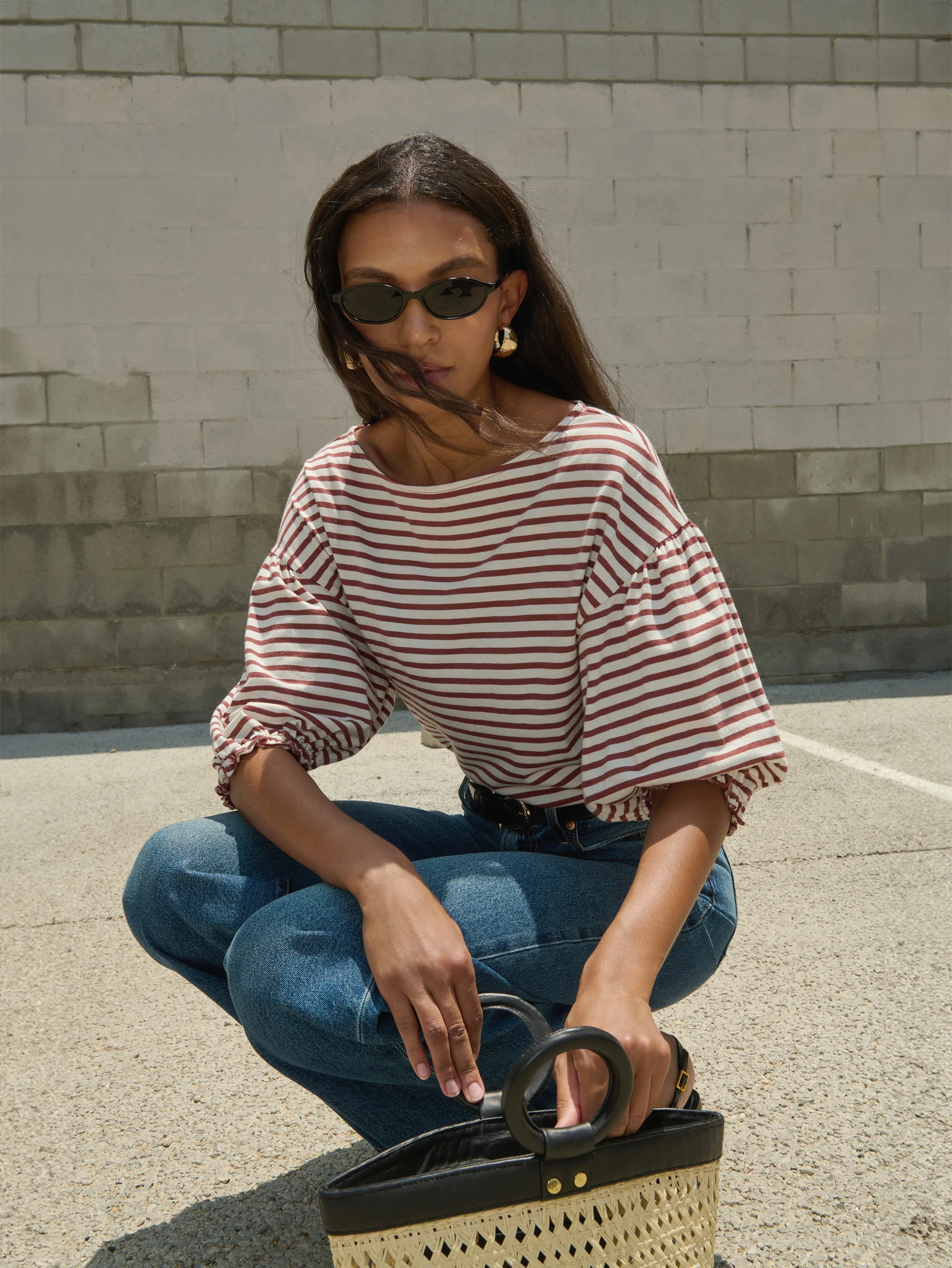 Sandra Boatneck Top Breathable Lamination