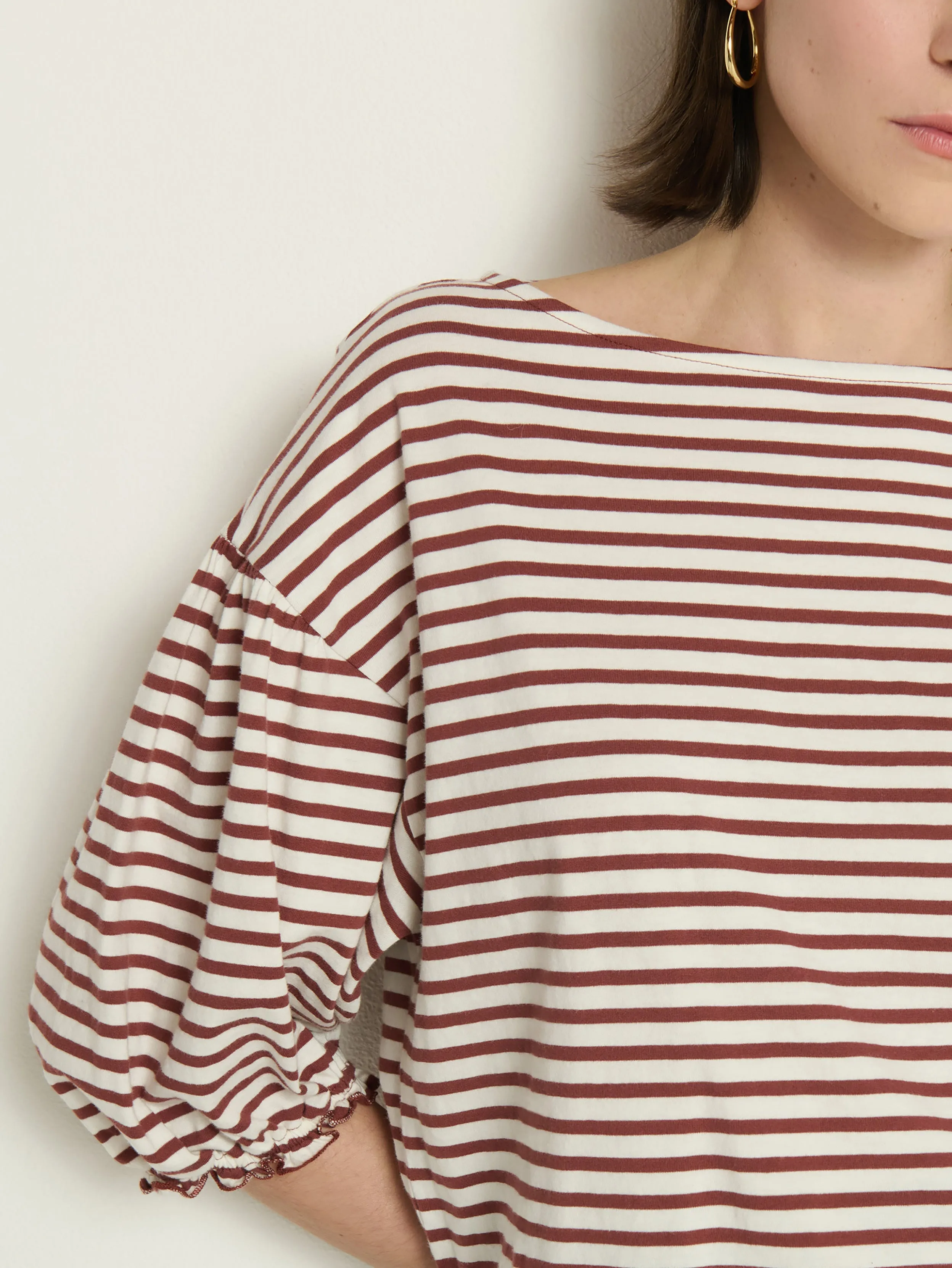 Sandra Boatneck Top Festival Air