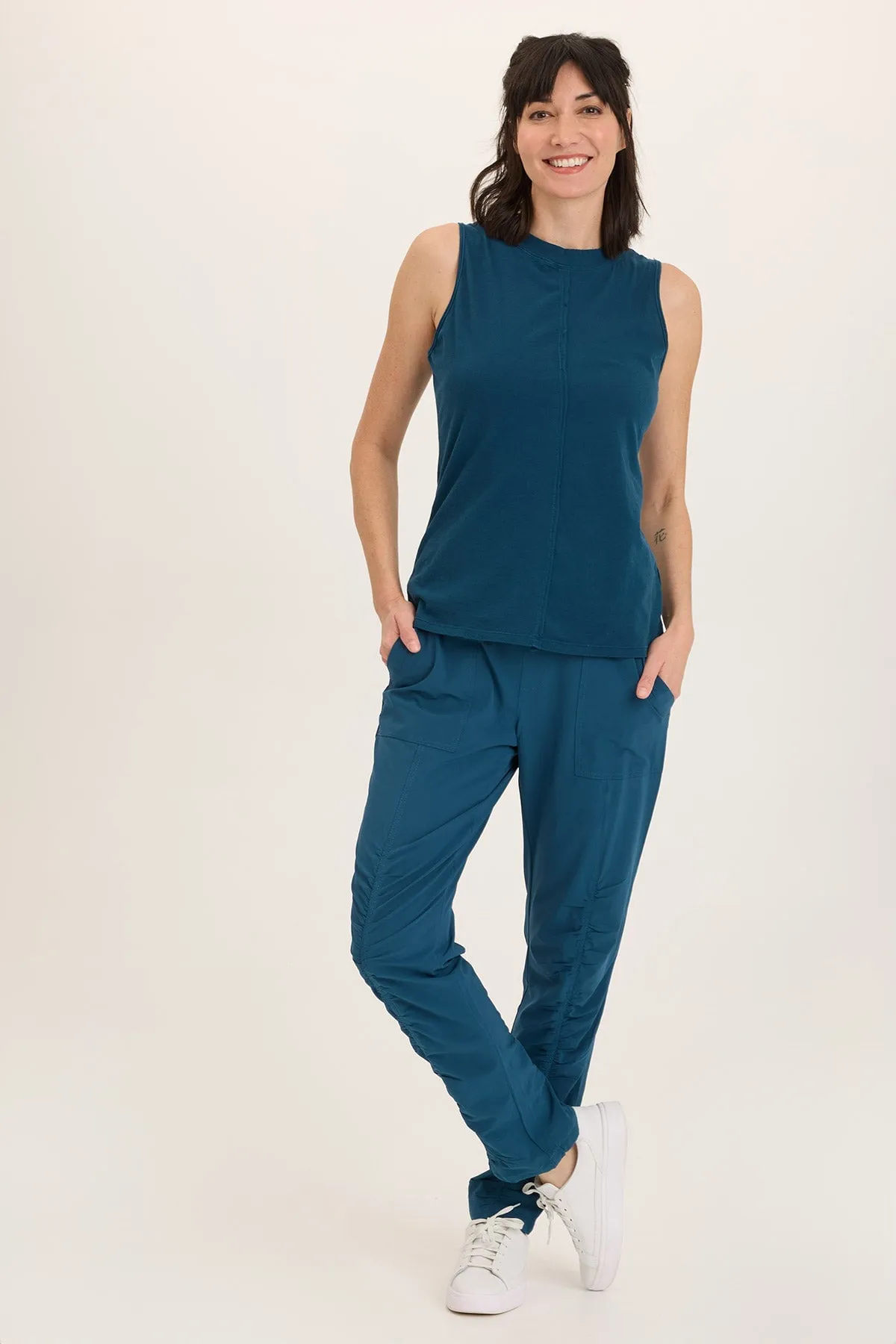Lunell Jersey Boat Neck Tank AntiPillingFabric