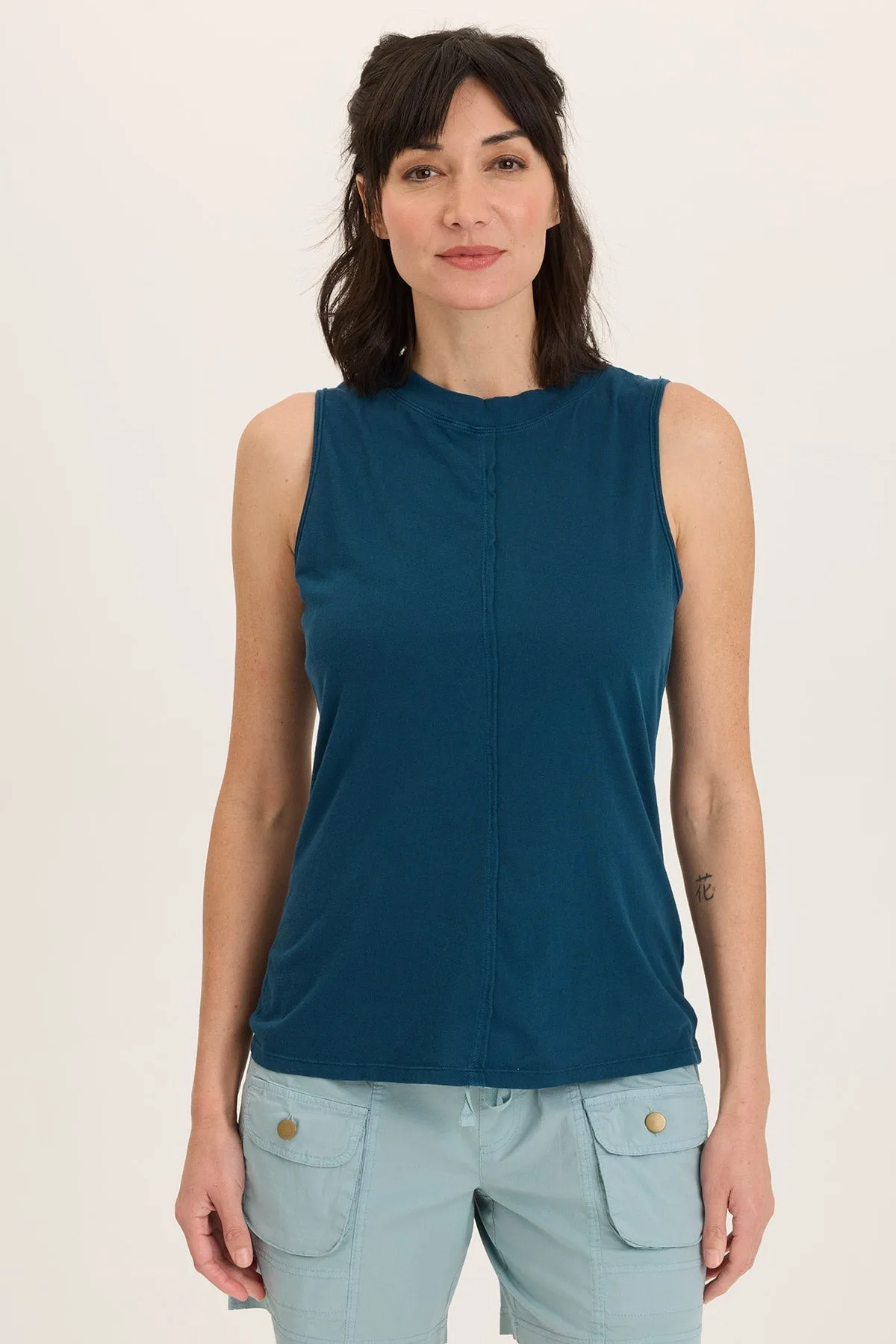 Breath Skin Lunell Jersey Boat Neck Tank