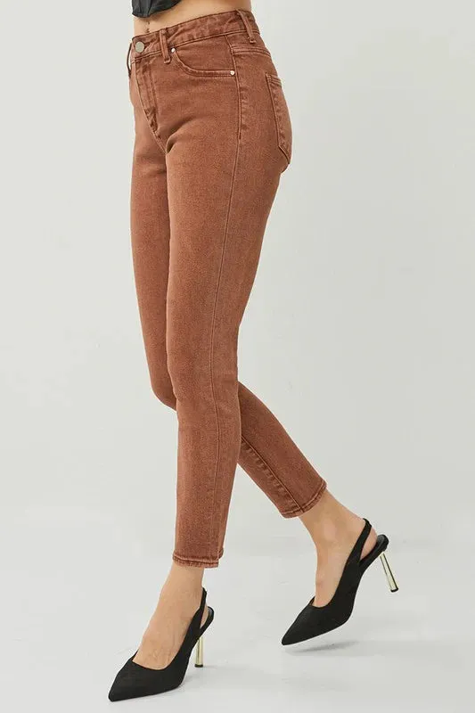 Risen Espresso Skinny Jean Trust Glow