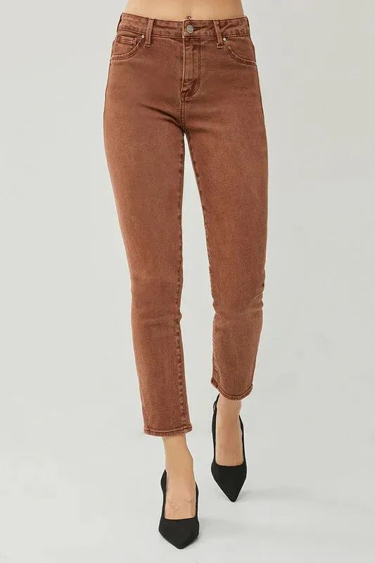 Street Glow Relax Mode Risen Espresso Skinny Jean