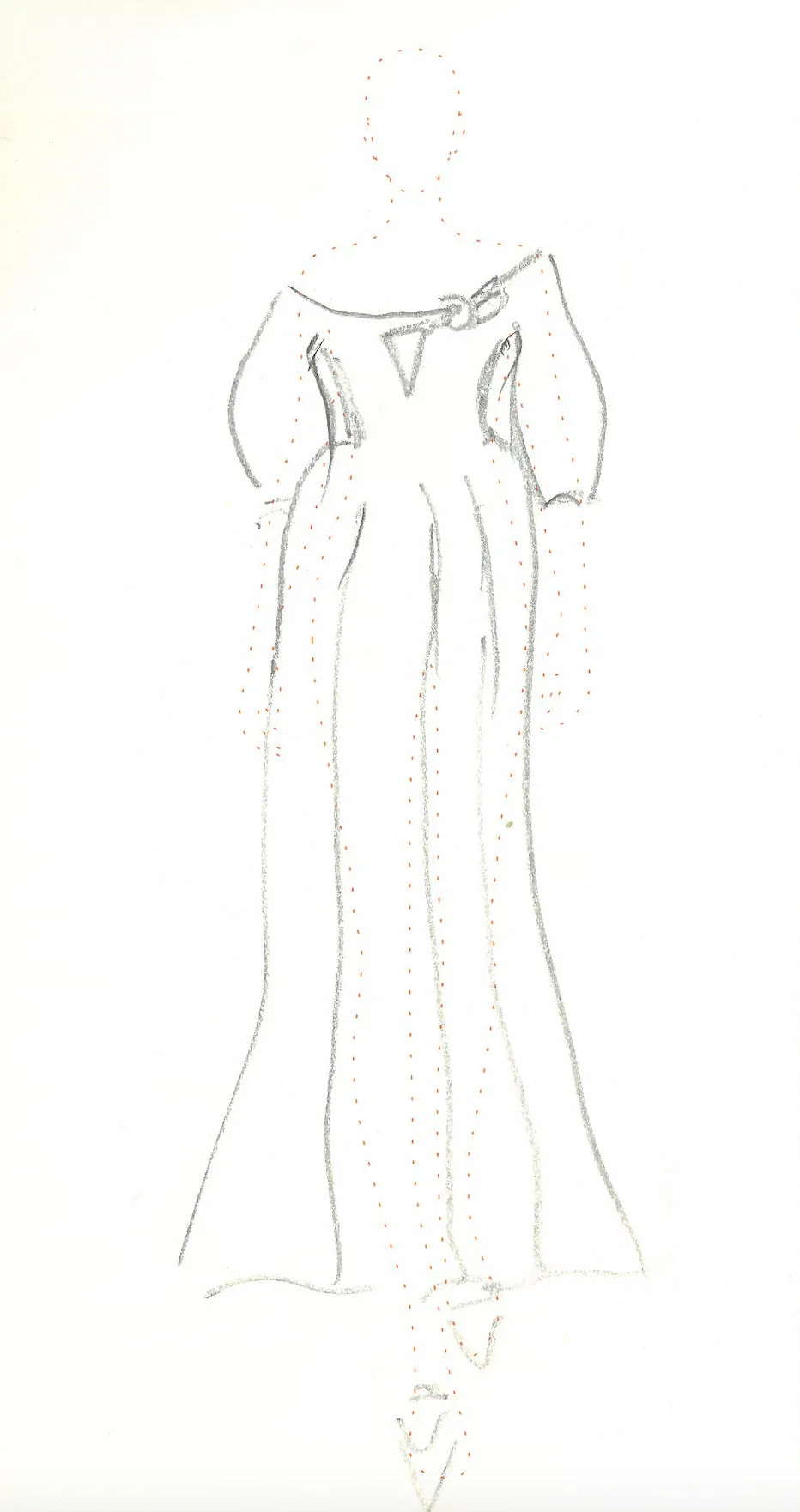 Lightweight Composite Madyn Sequin Maxi Dress in Ivory Virgin Wool