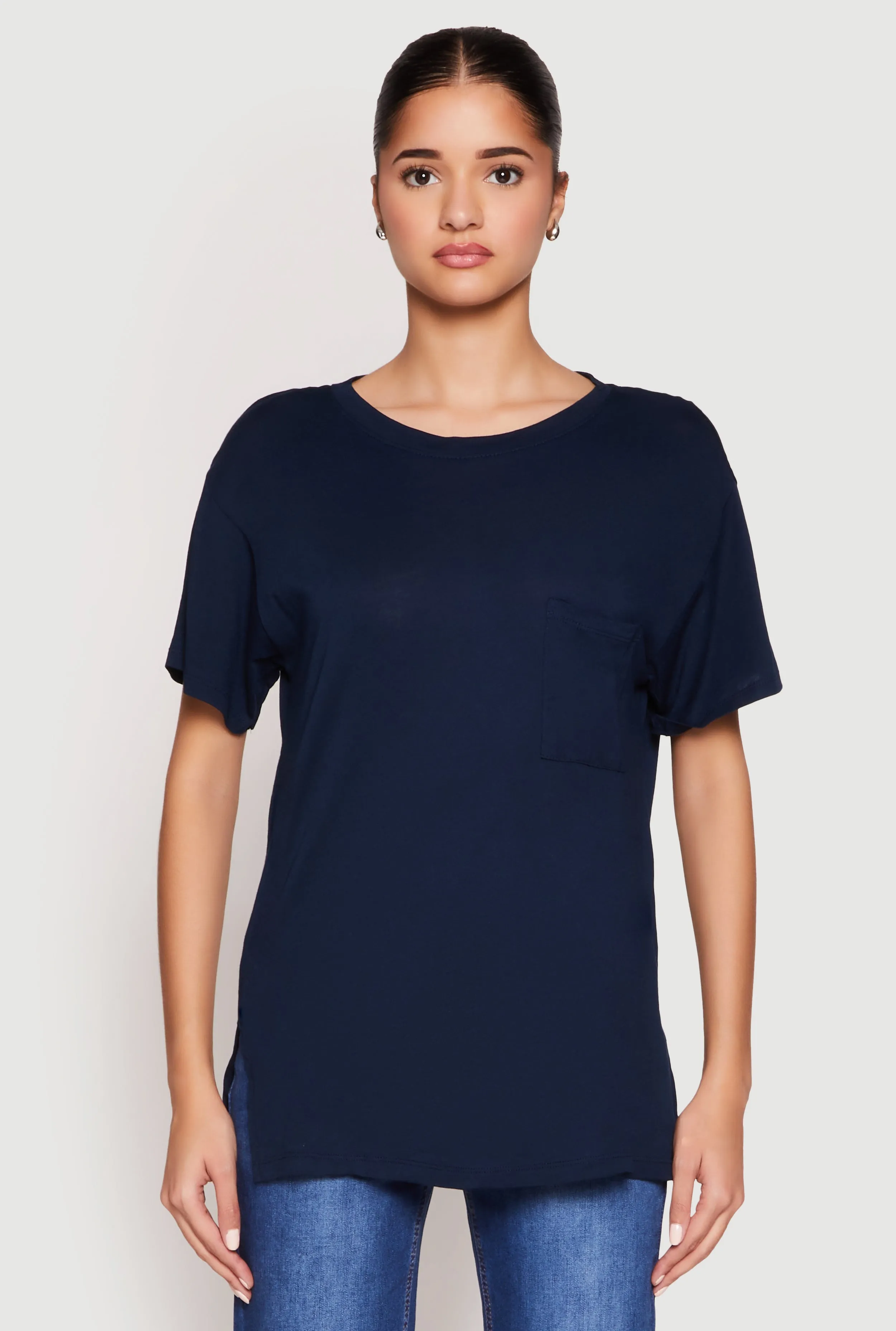 Best Seller Side Slit Pocket T Shirt