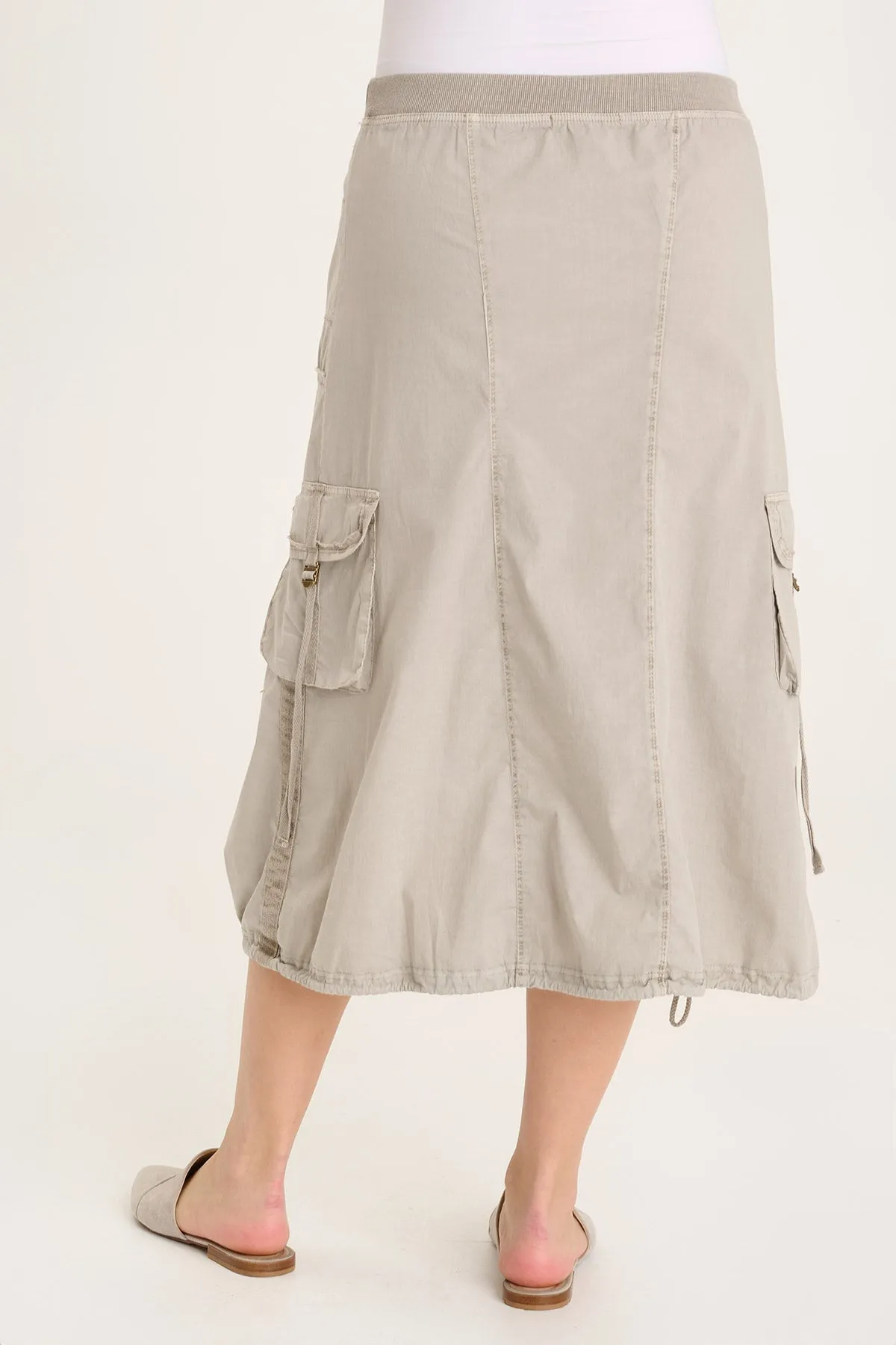 Castalina Poplin Cargo Midi Skirt Next Core