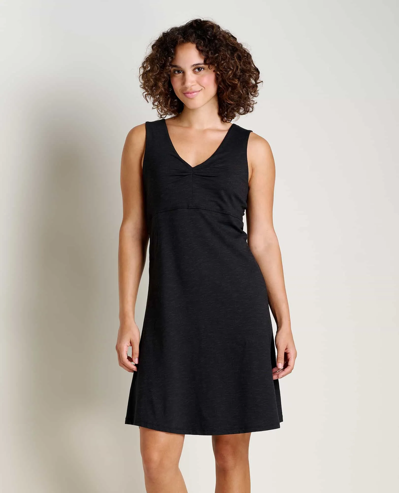 Rosemarie Sleeveless Dress Permanent Crease