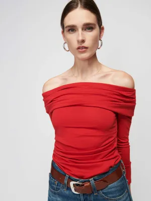 Thermal Insulation ReinforcedHem Abana Off Shoulder