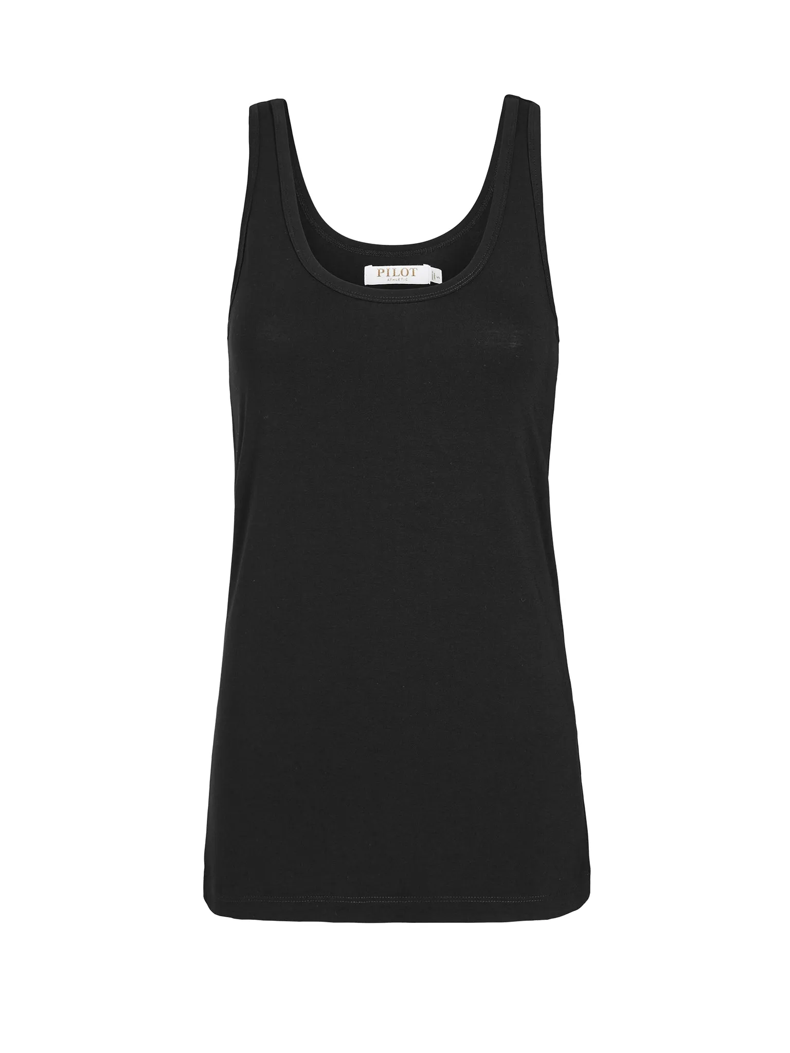 AMELIA BASIC SINGLET - BLACK high - precision Good ventilation