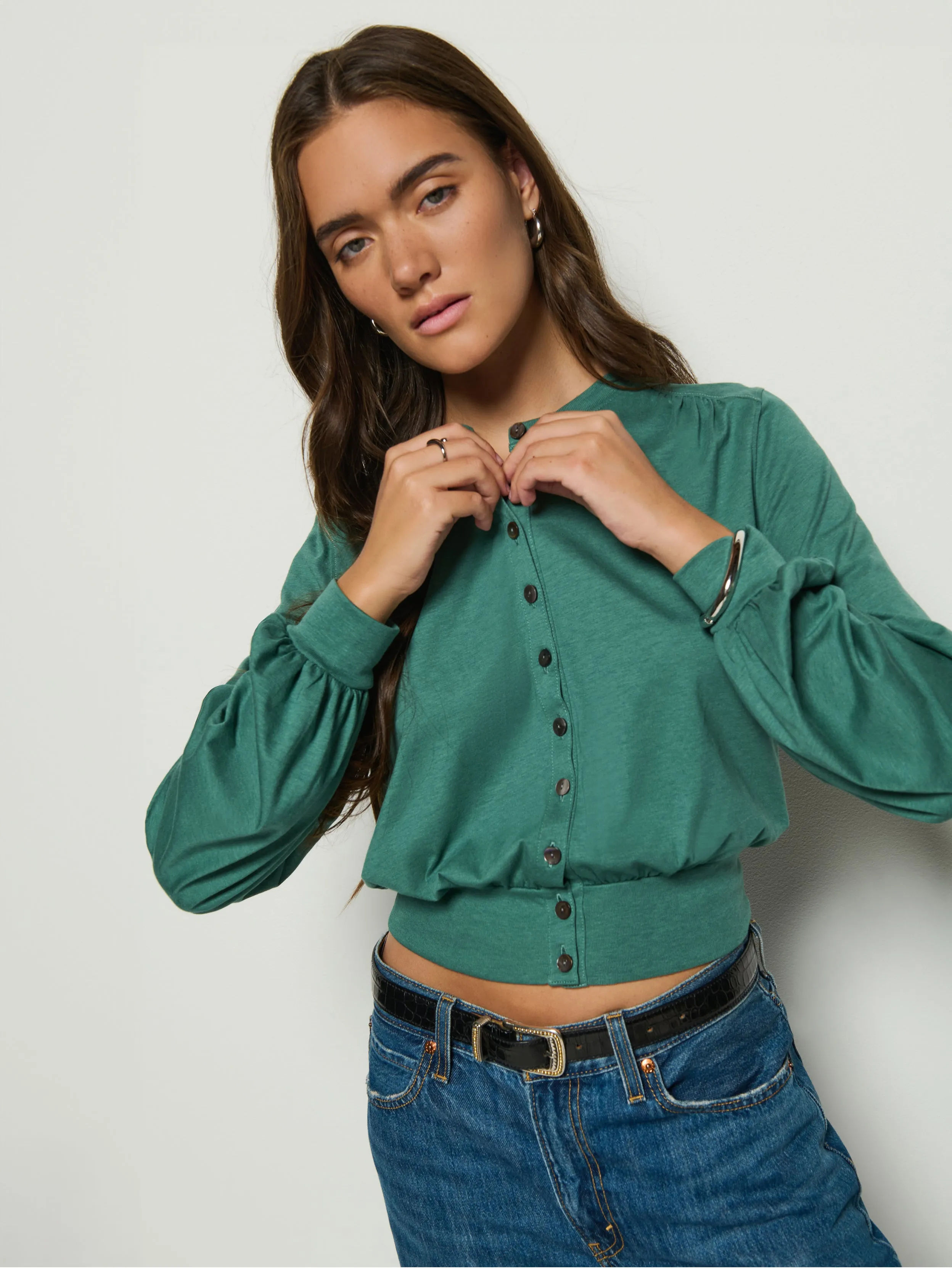Olive Blouse Thermal regulation