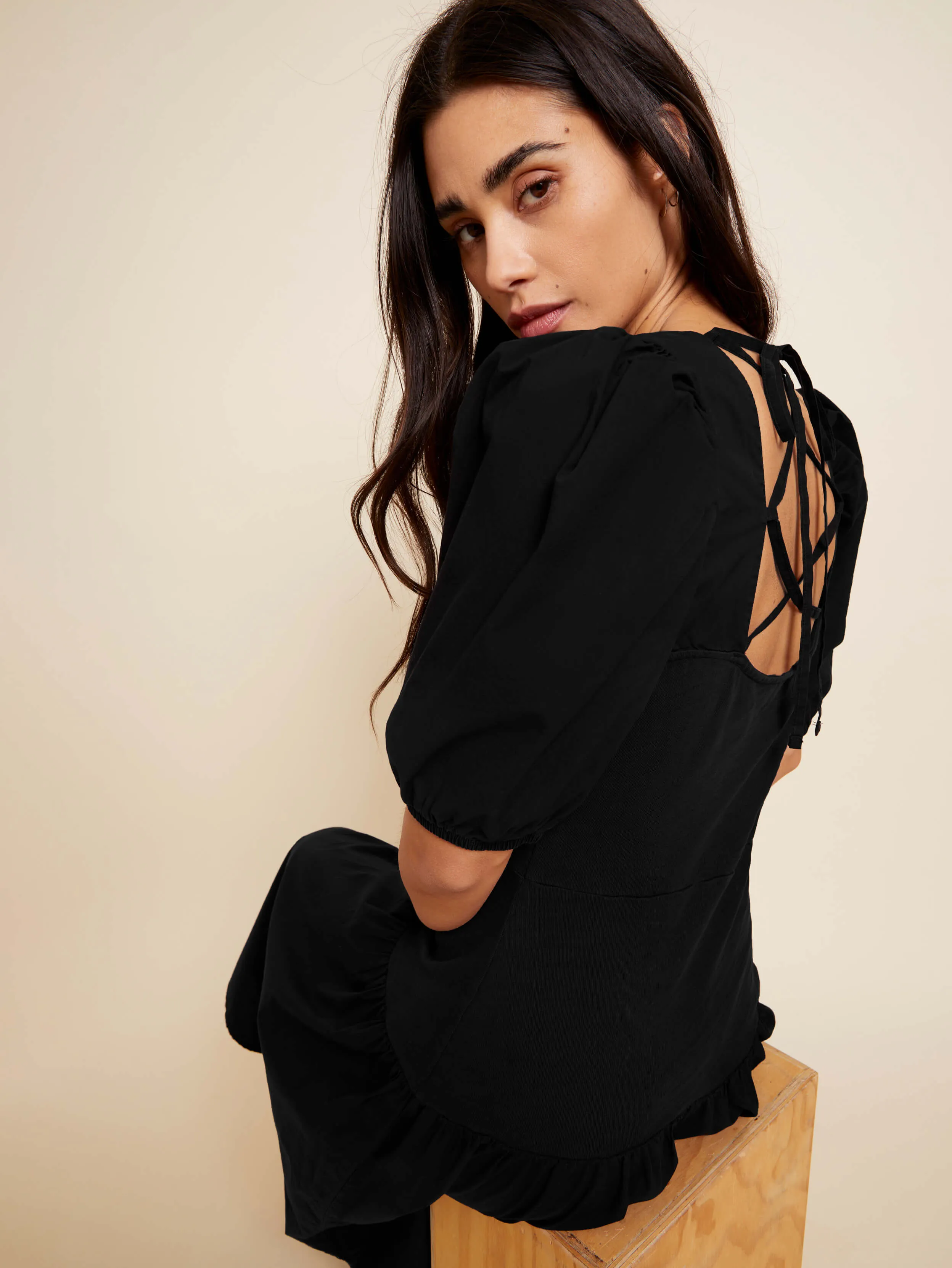 Cordelia Dress Moon Cool StaticResistantLining
