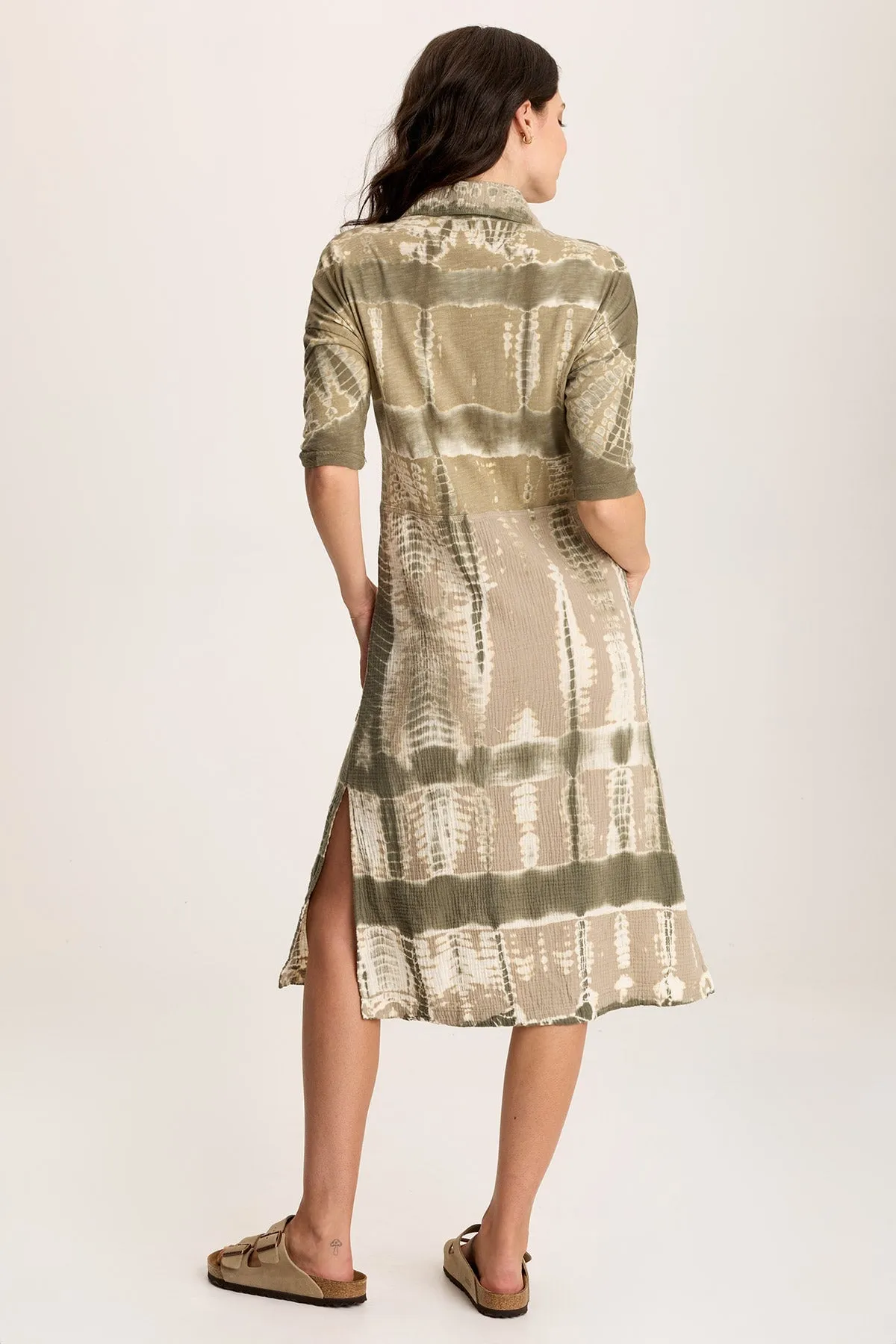Hogue Gauze Duster Dress with Snap Front NonSlipTrim