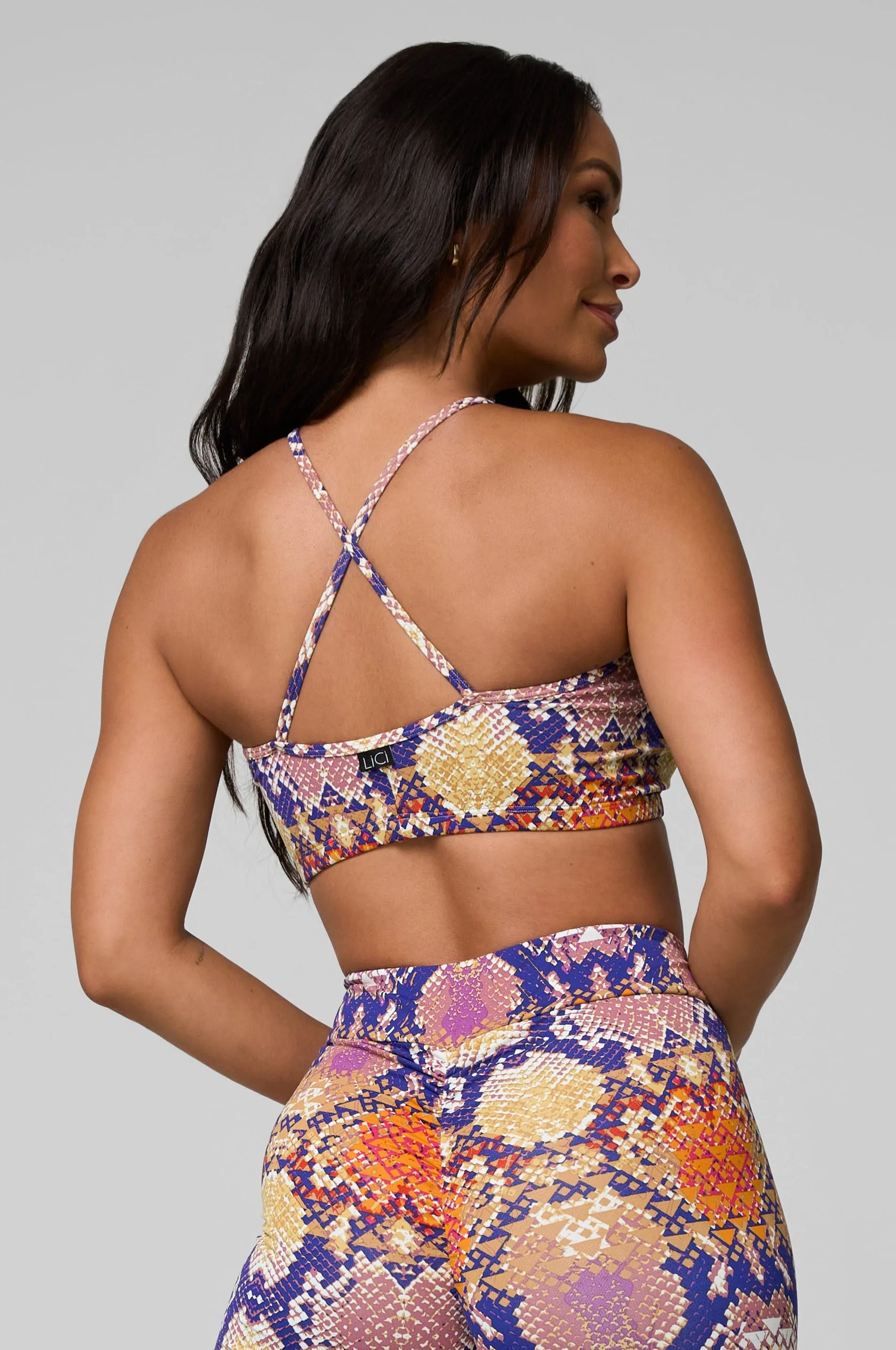 Design Edge Chakra Criss Cross Crop Top