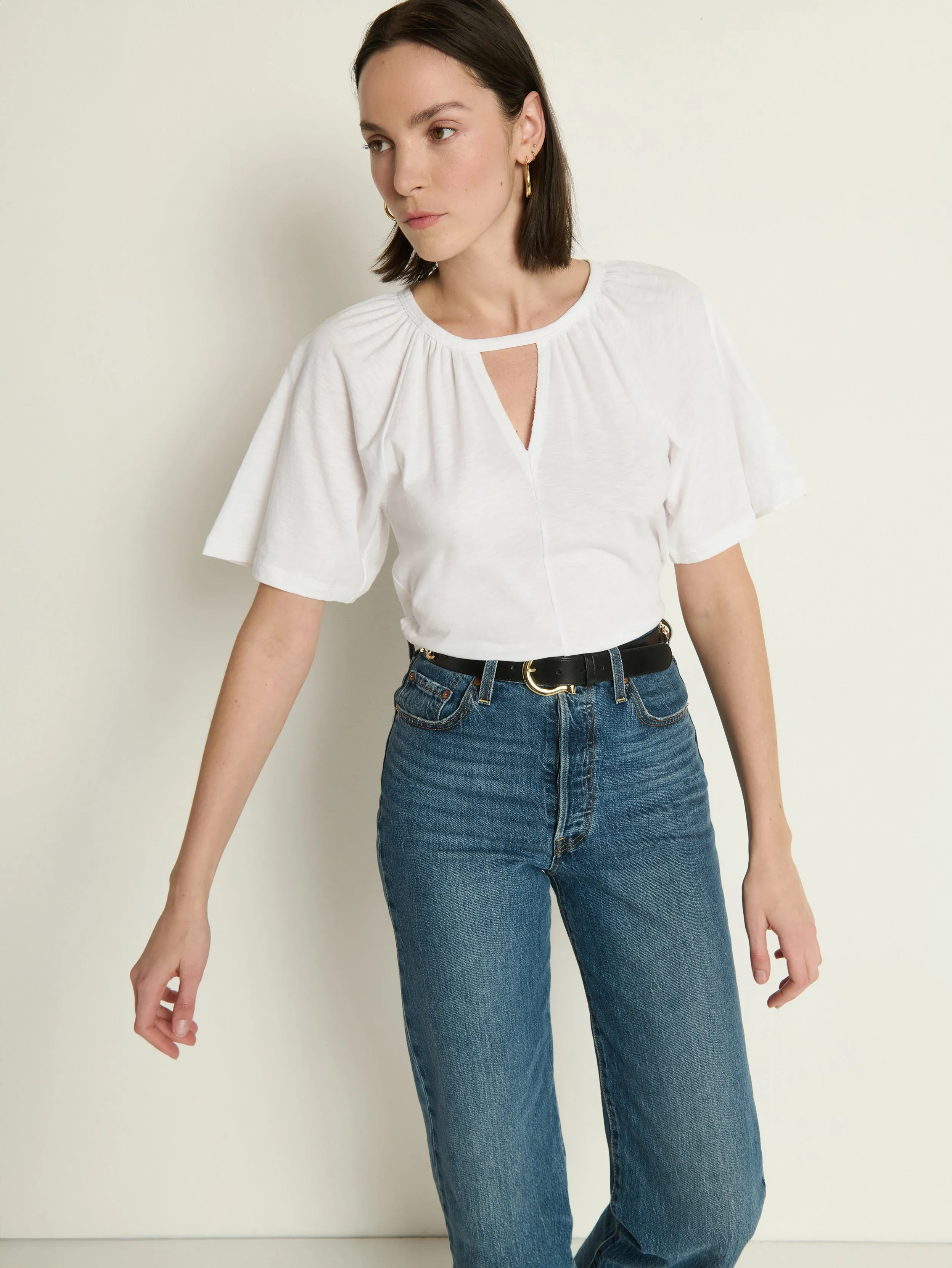 Cultural Fit Tracy Keyhole Top