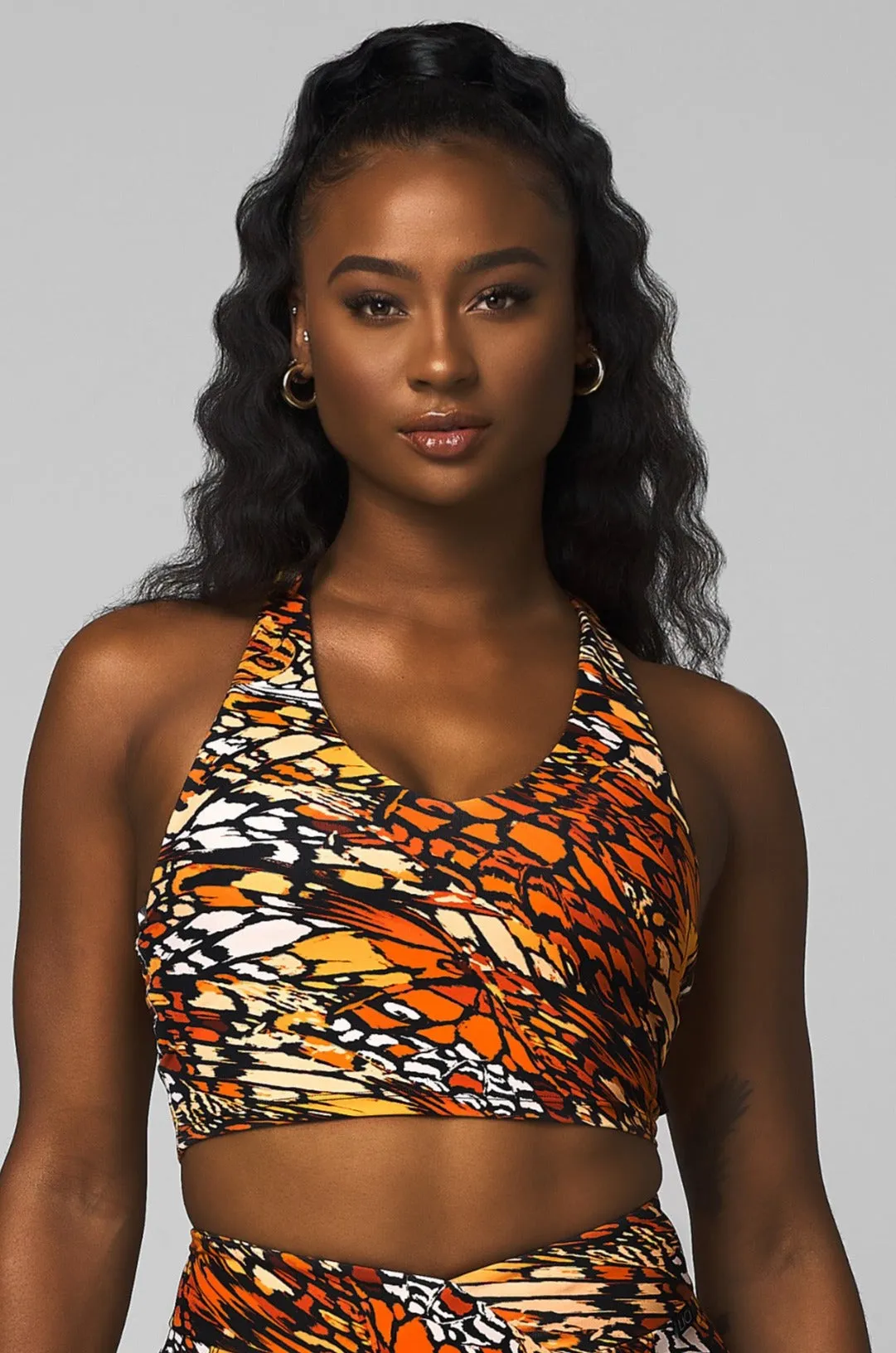 Evolve Built-In V-Tank Crop Top Planet Care