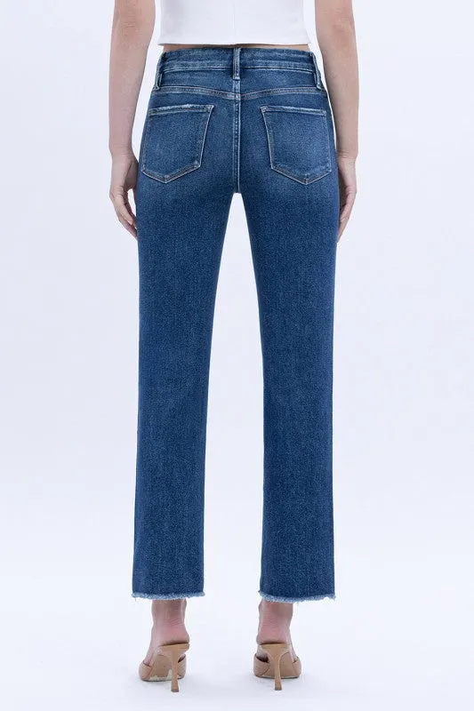 Flying Monkey High Rise Slim Straight Work Mix WrinkleResistantFabric