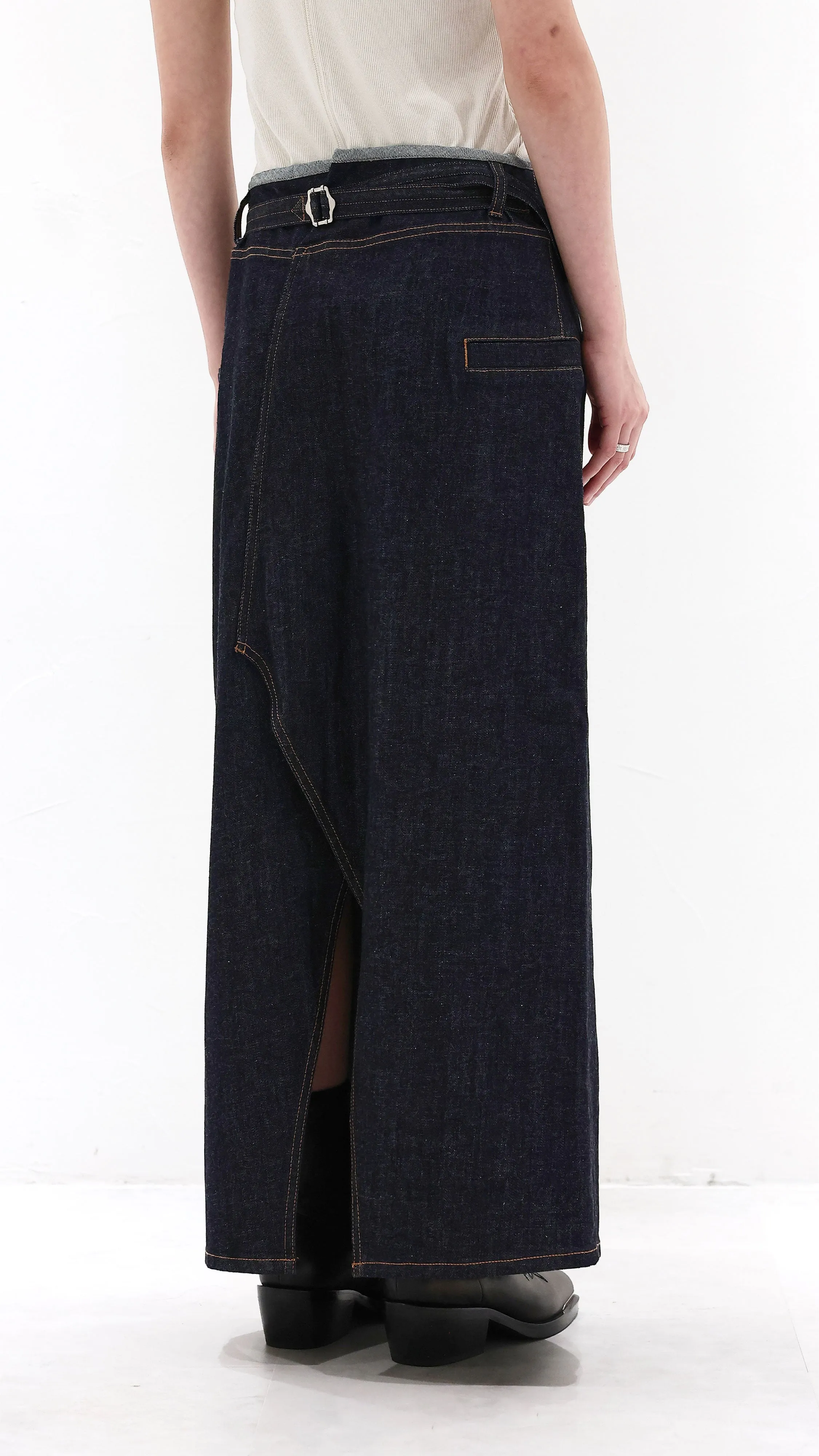 Anti Pilling Treatment Denim Skirt