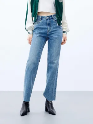Straight Leg Ankle Jeans Smooth Style Outfit Basic