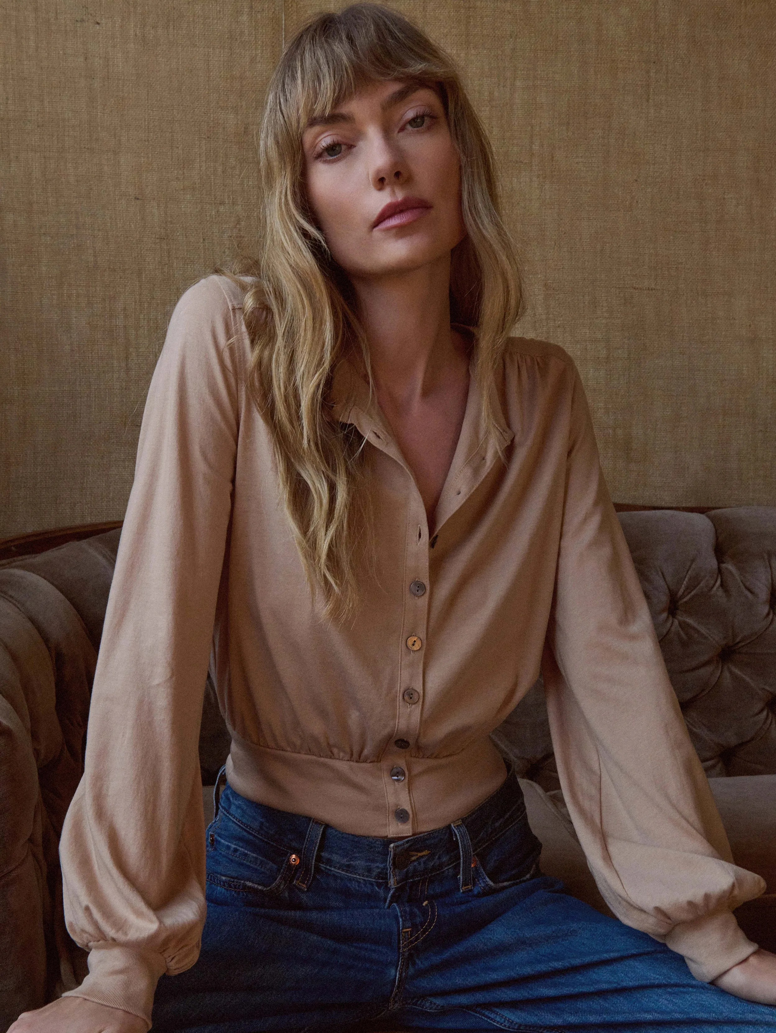 Olive Blouse Energy Mood
