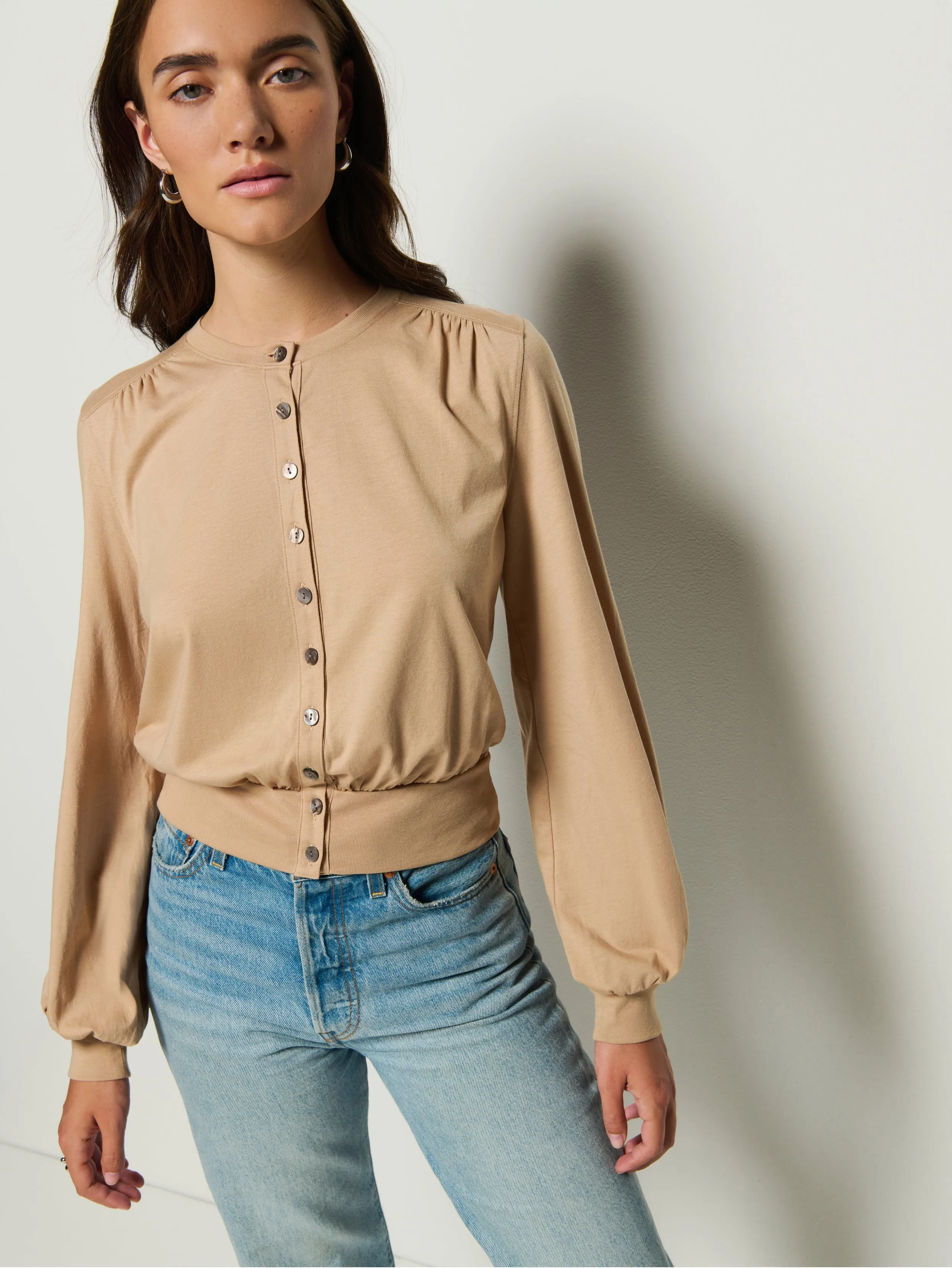 Island Vibe Olive Blouse