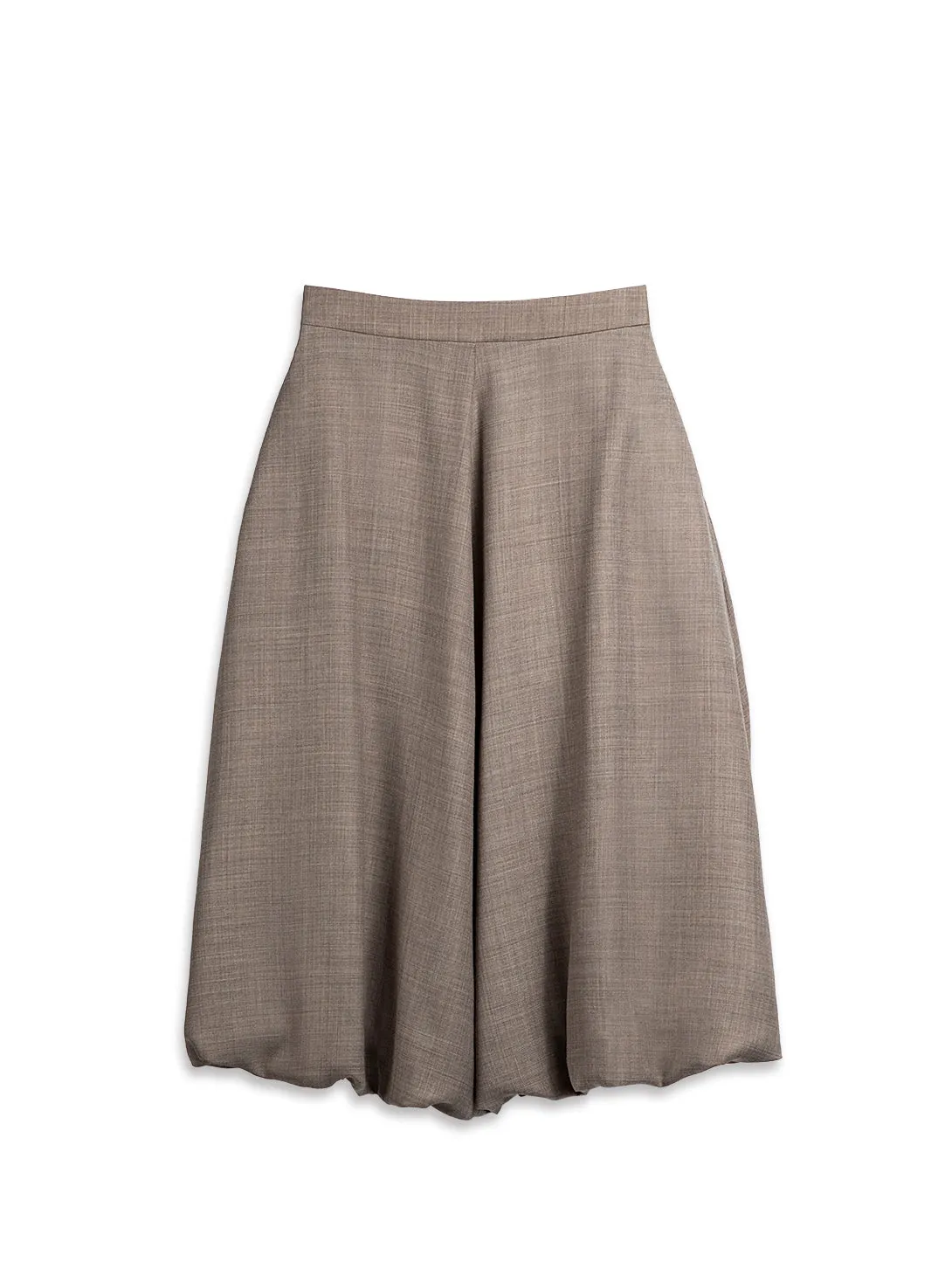 Wool Blend Balloon Skirt Outfit Shot