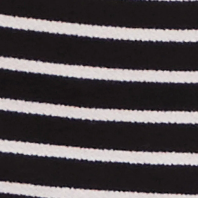 Chic Striped High Waisted Maxi Skirt Breathable Neat Finish