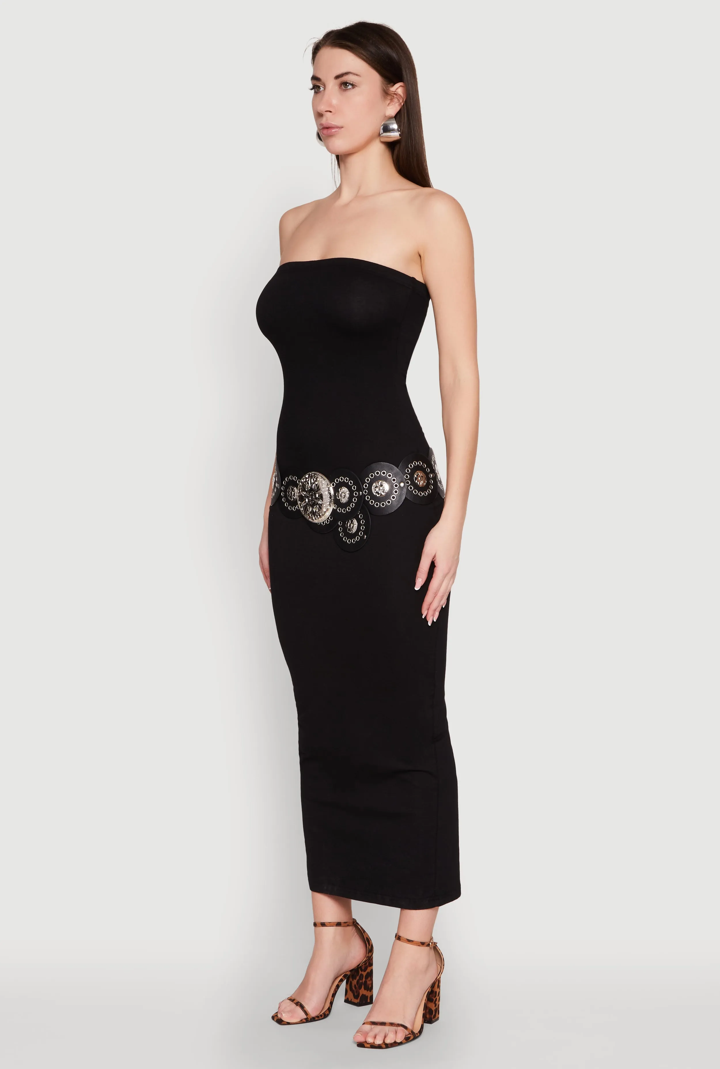 Daisy Maxi Tube Dress Timeless Glow Olive Grove
