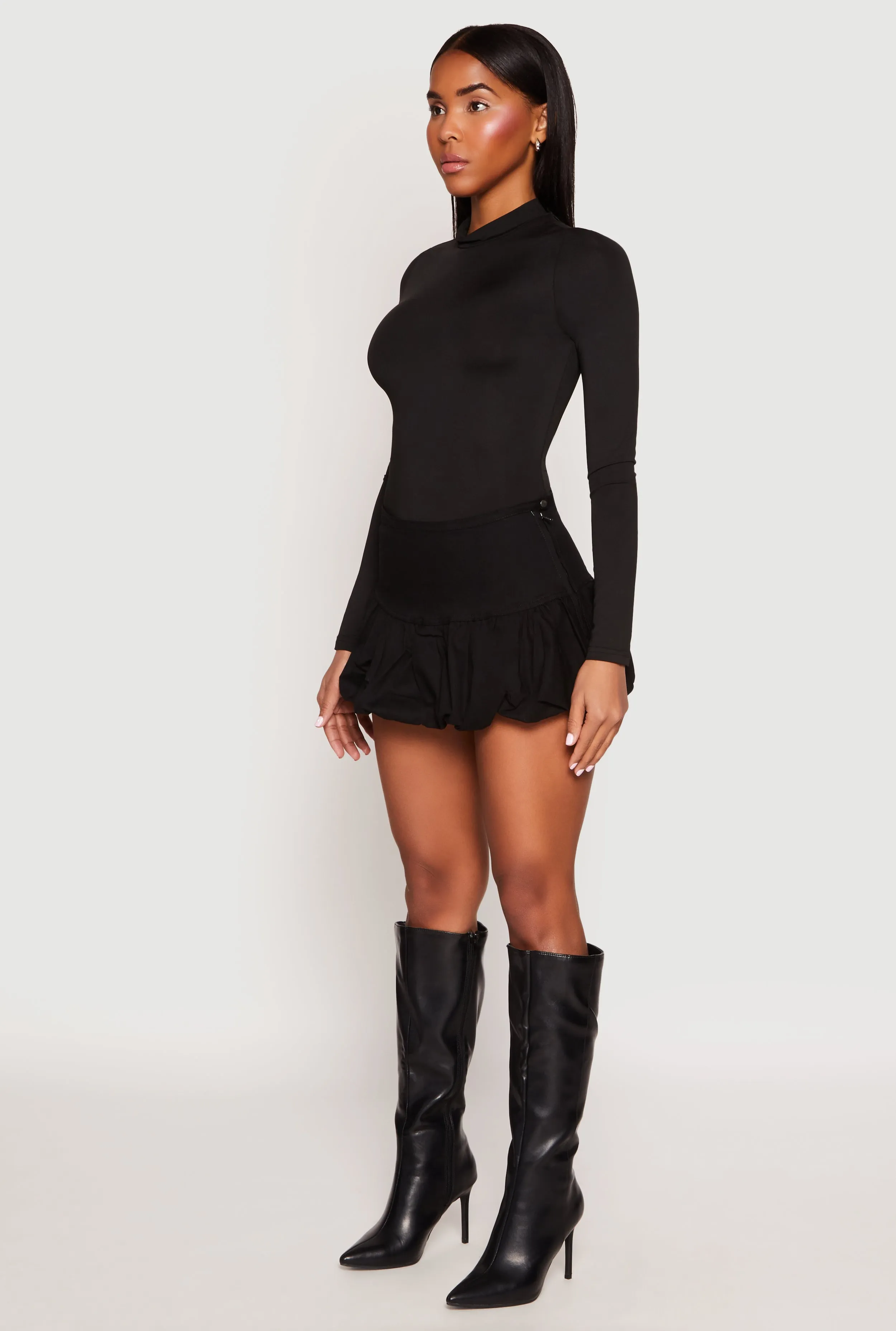 Almost Famous Mini Balloon Skirt Casual Edge