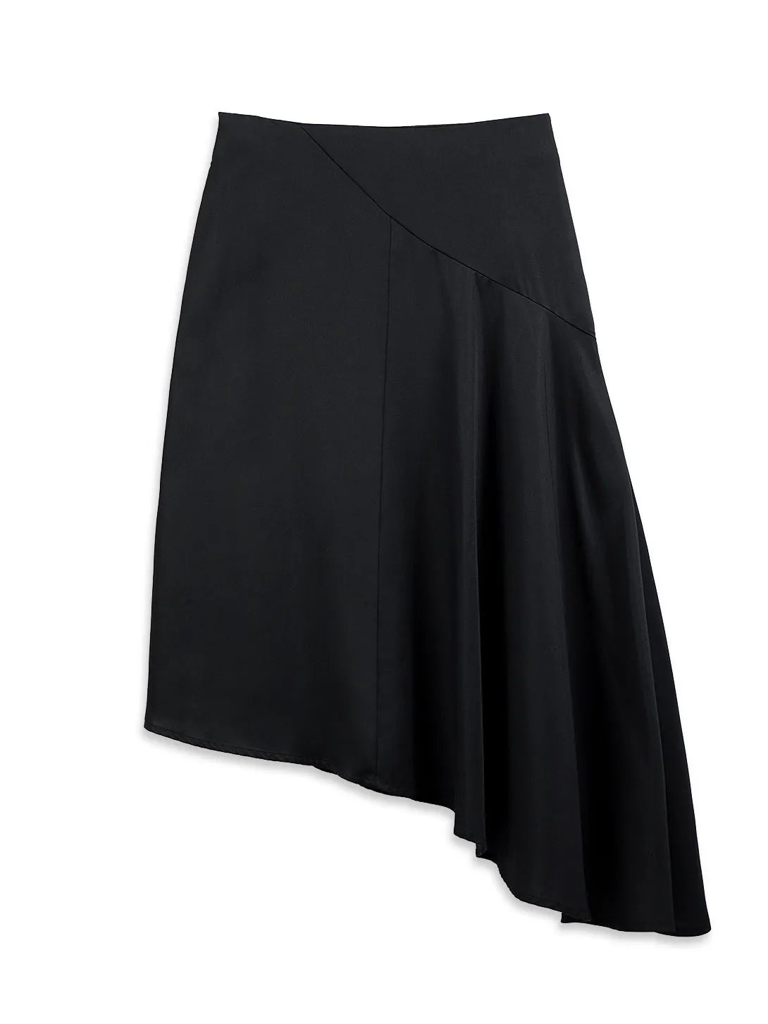 Style Preview Asymmetric Hem Flare Skirt