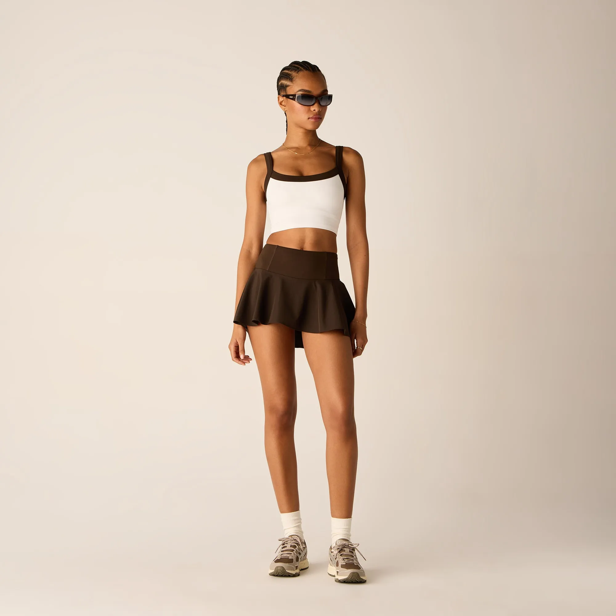 Kith Women Blocked Terra Active Tank - White Durable Stitching