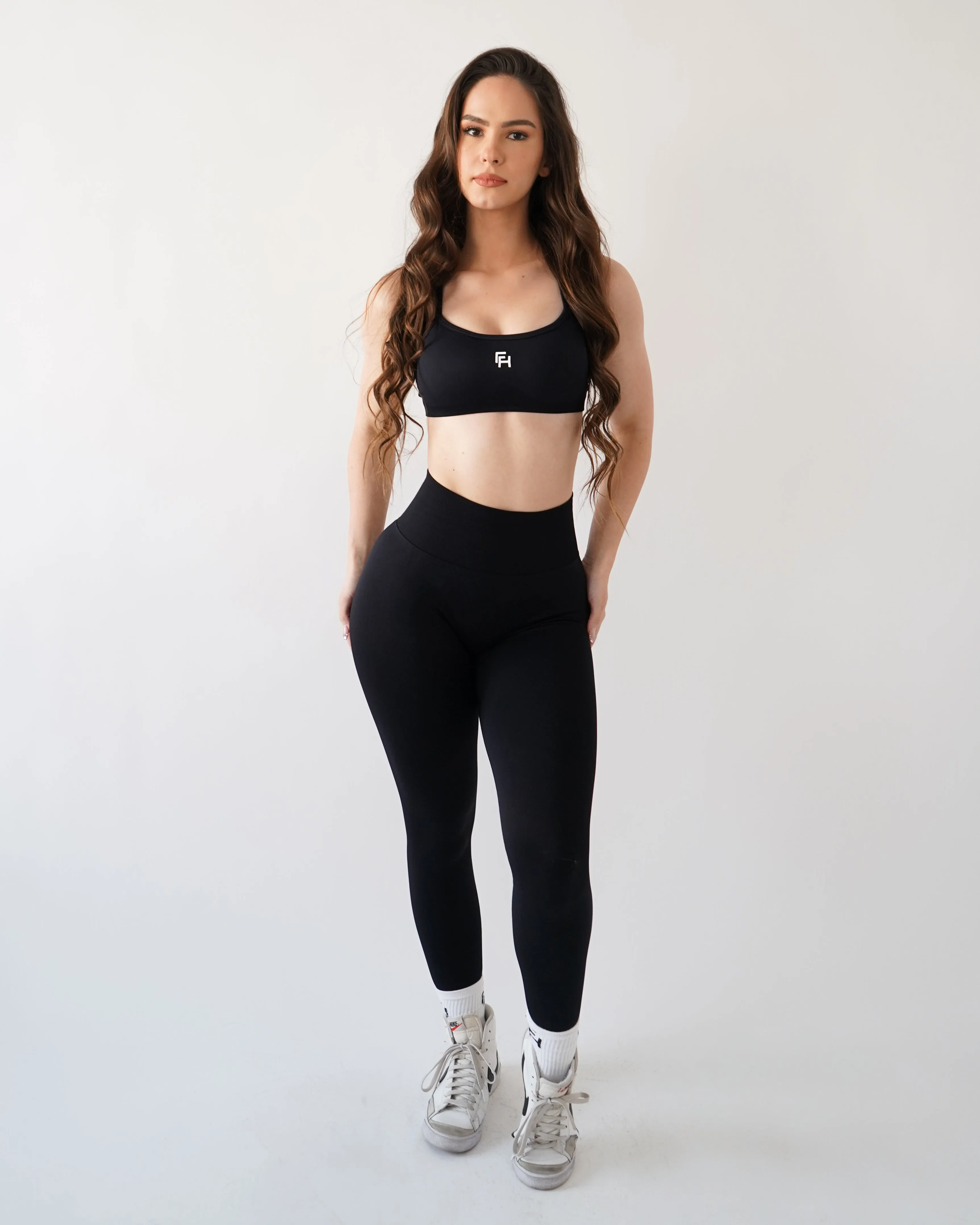 Enhance Contour Leggings 27" - Black For Kids Thermal Warm Daily Routine Luxury Choice