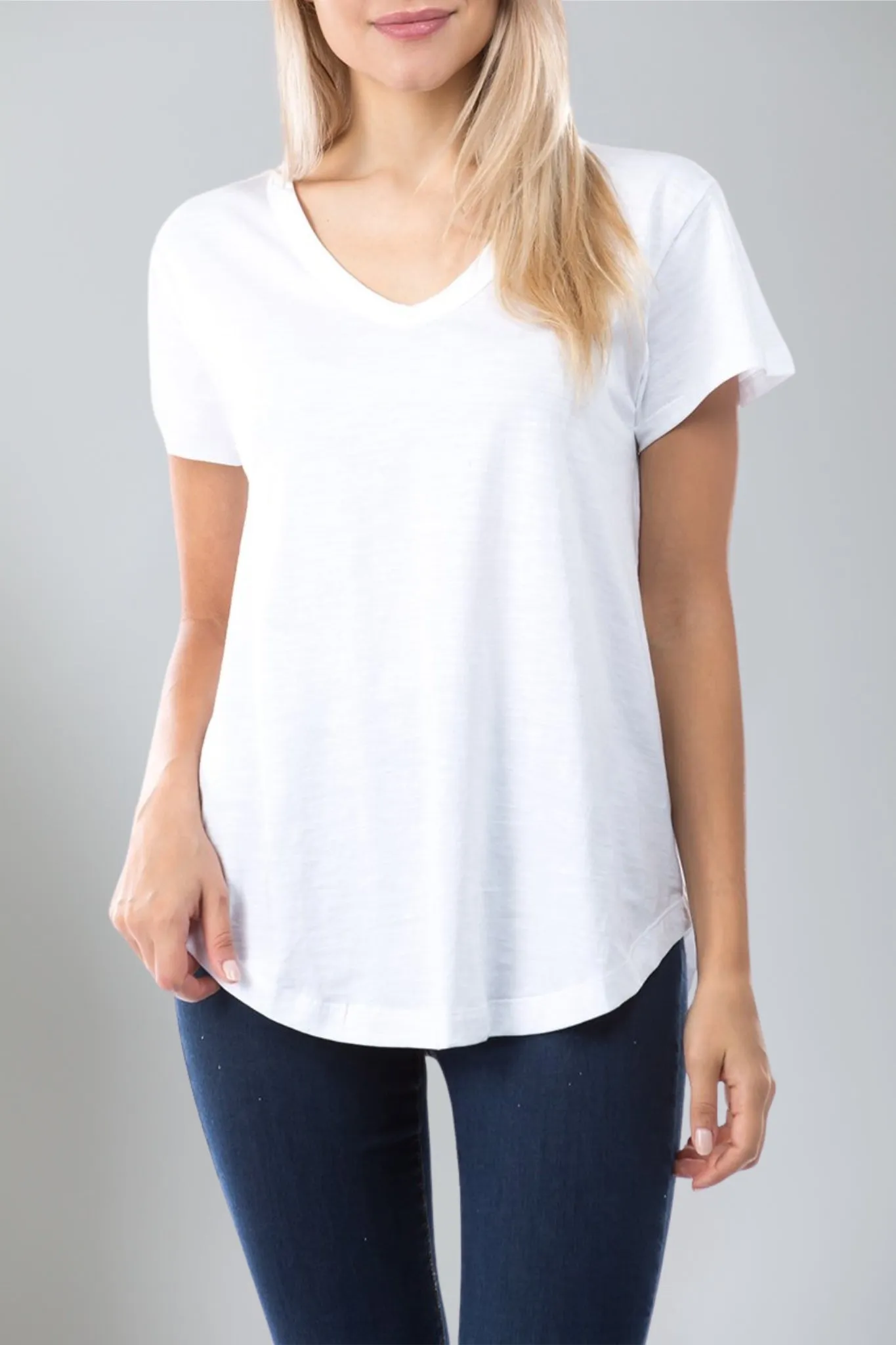 Short Sleeve V-Neck SustainableProduction