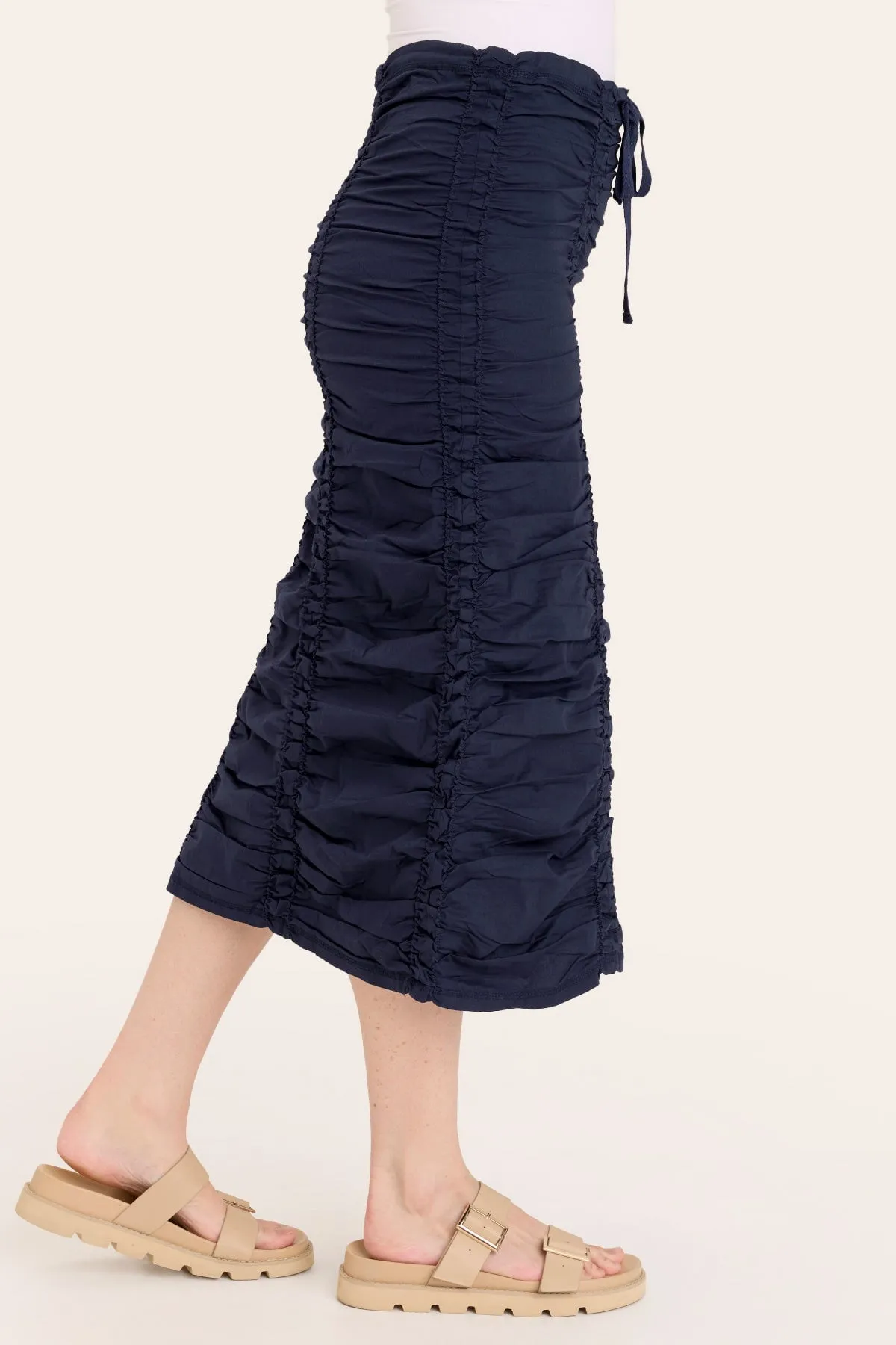 Double Shirred Panel Skirt Dream Core Heart Soul