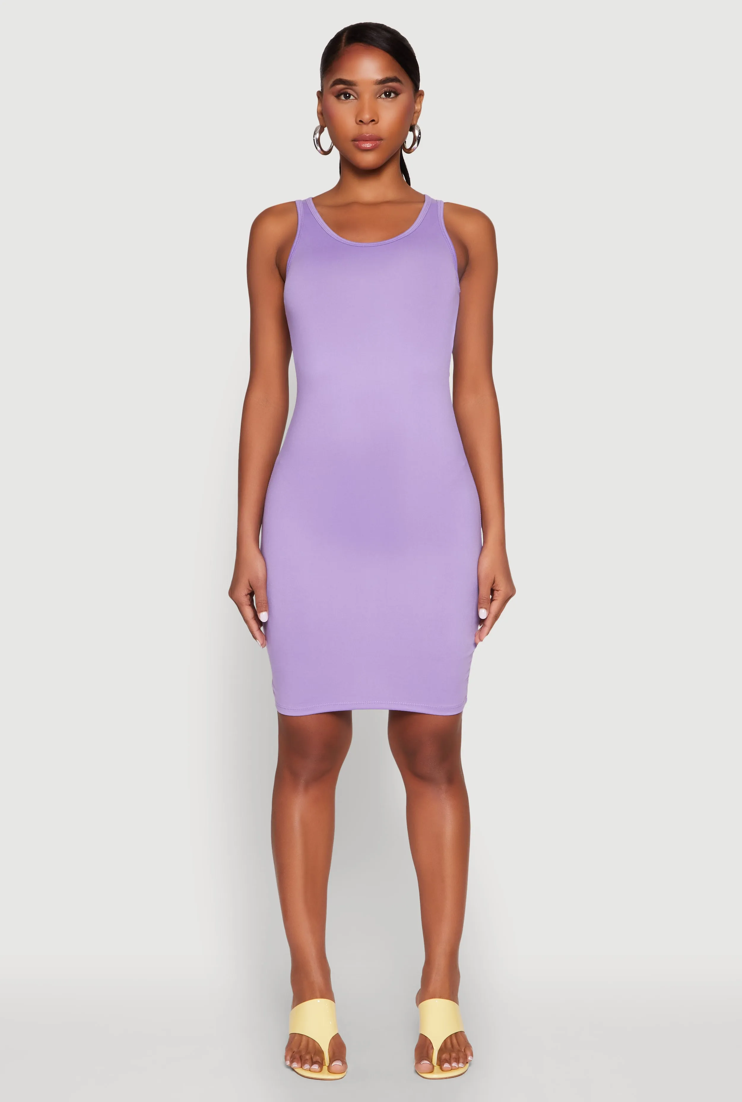 Scoop Neck Tank Dress Glow Sharp Urban Star