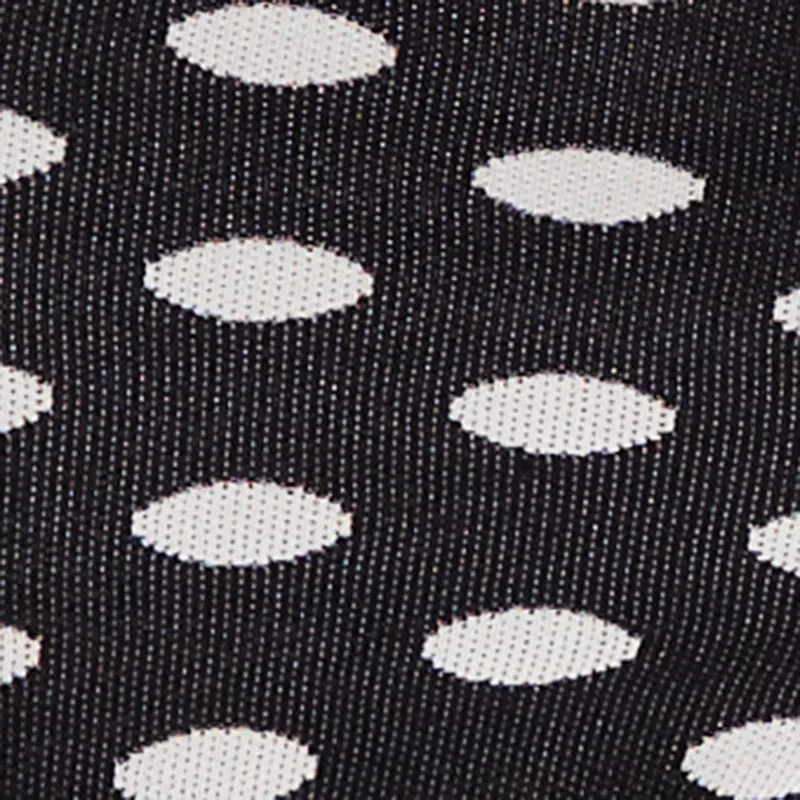 Urban Rush Polka Dot Sleeveless Polo Collar Mini Dress
