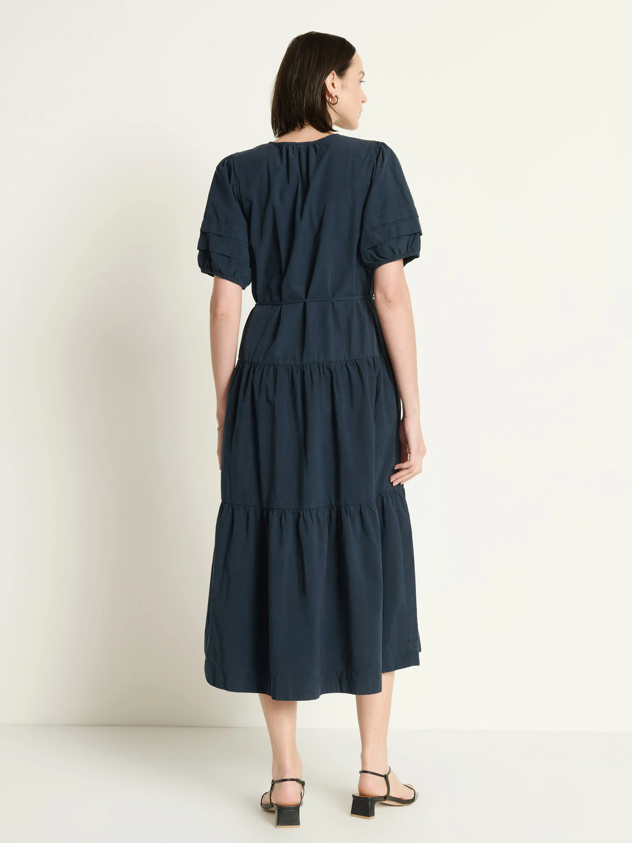 Jewel tone Quiet Core Adele Midi Dress