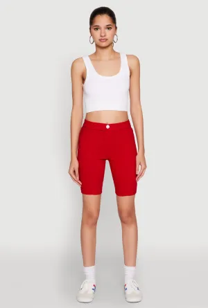 Stay Fresh Hyper Stretch Pintuck Bermuda Shorts