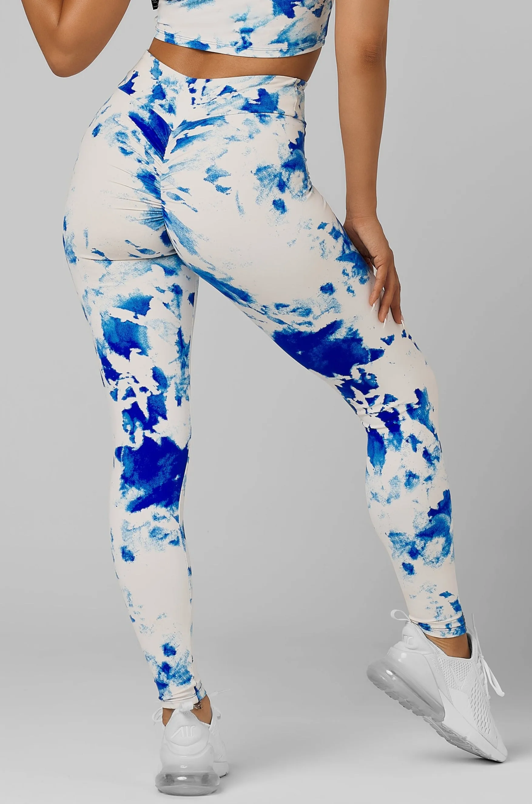 Santorini High Waist Scrunch Legging Easy Cool