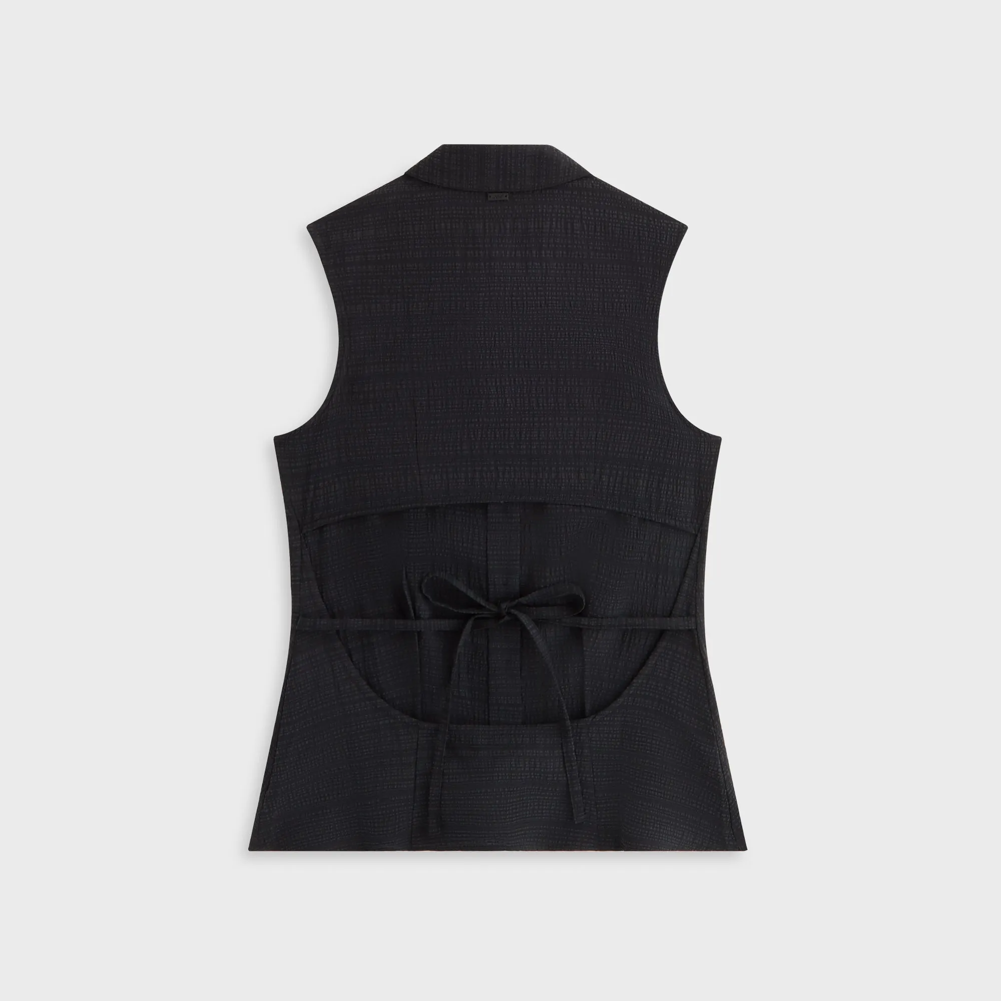 Kith Women Aki Backless Button Down Tank - Black Fixed