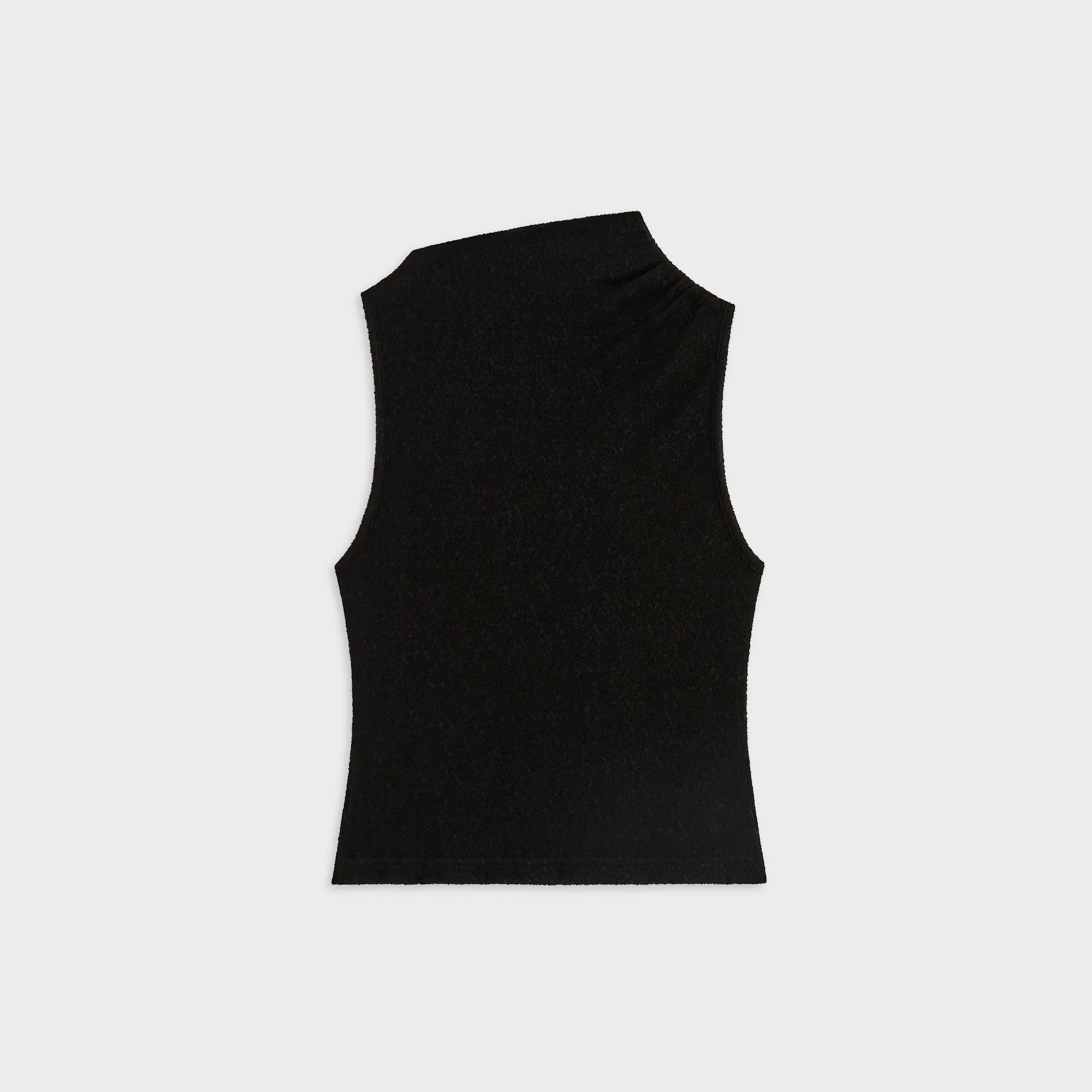 Upgradeable Double Layered Collar Kith Women Eliah Boucle Tank - Black