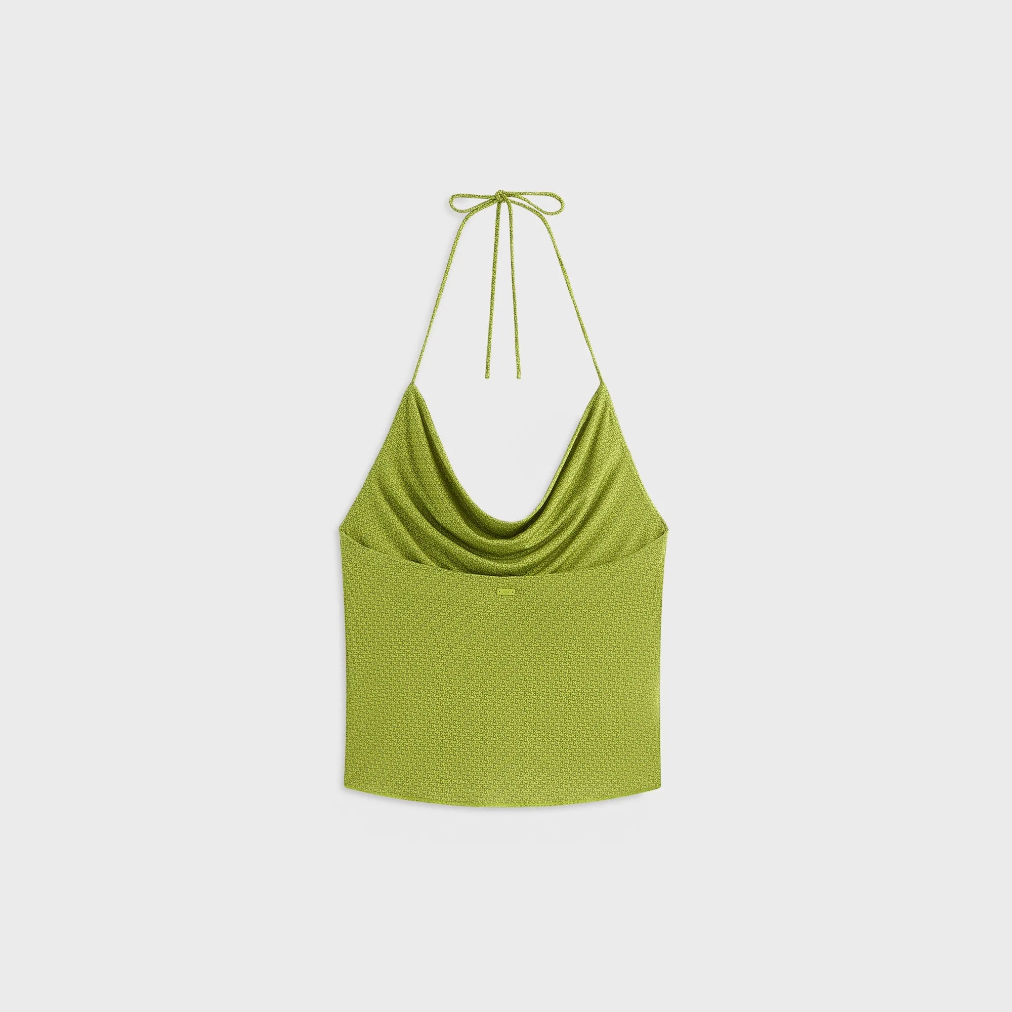 Kith Women Sori Micro Monogram Halter - Pistachio Lightweight Material single - layer storage