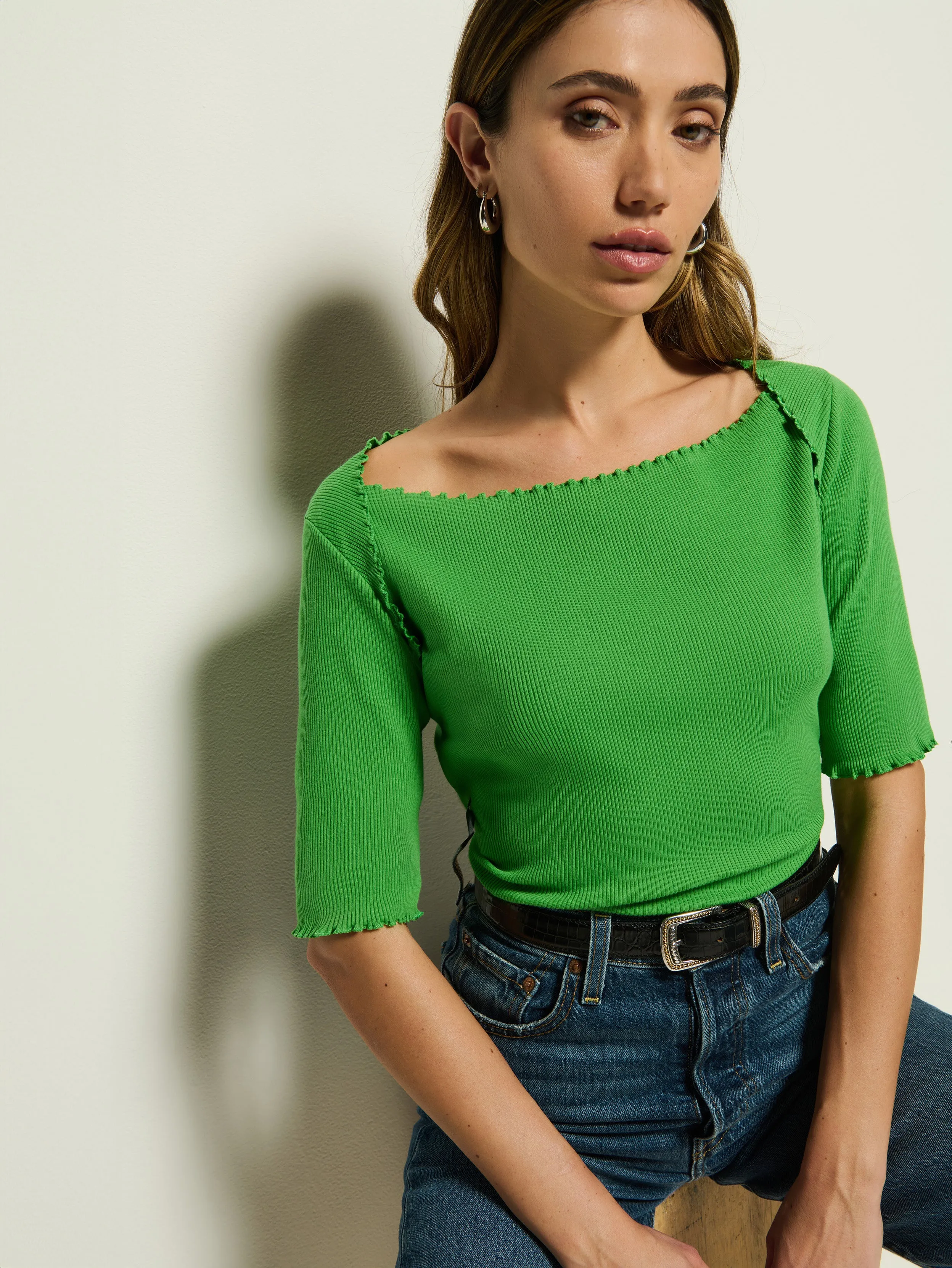 Julee Boatneck Tee Spirit Glow