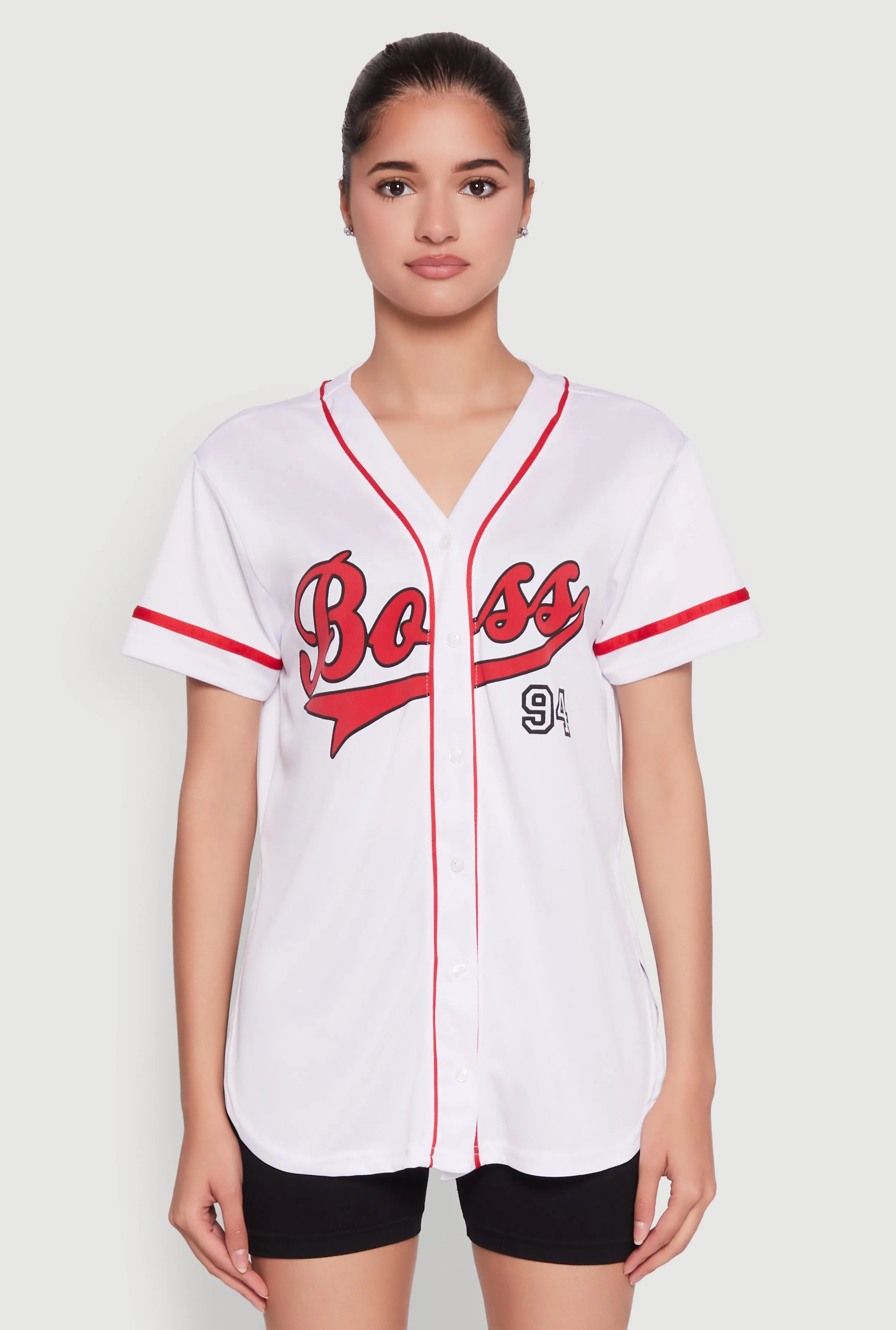Odor Control Finish Boss 94 Graphic Baseball Jersey