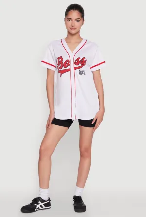 Printed uniqueness Boss 94 Graphic Baseball Jersey