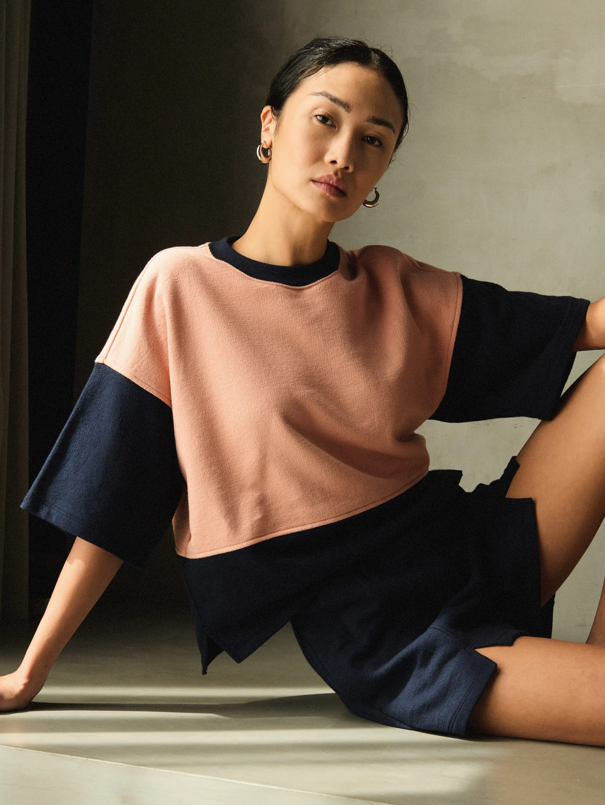 Barrett Sweatshirt Evening Chic Breathable mesh