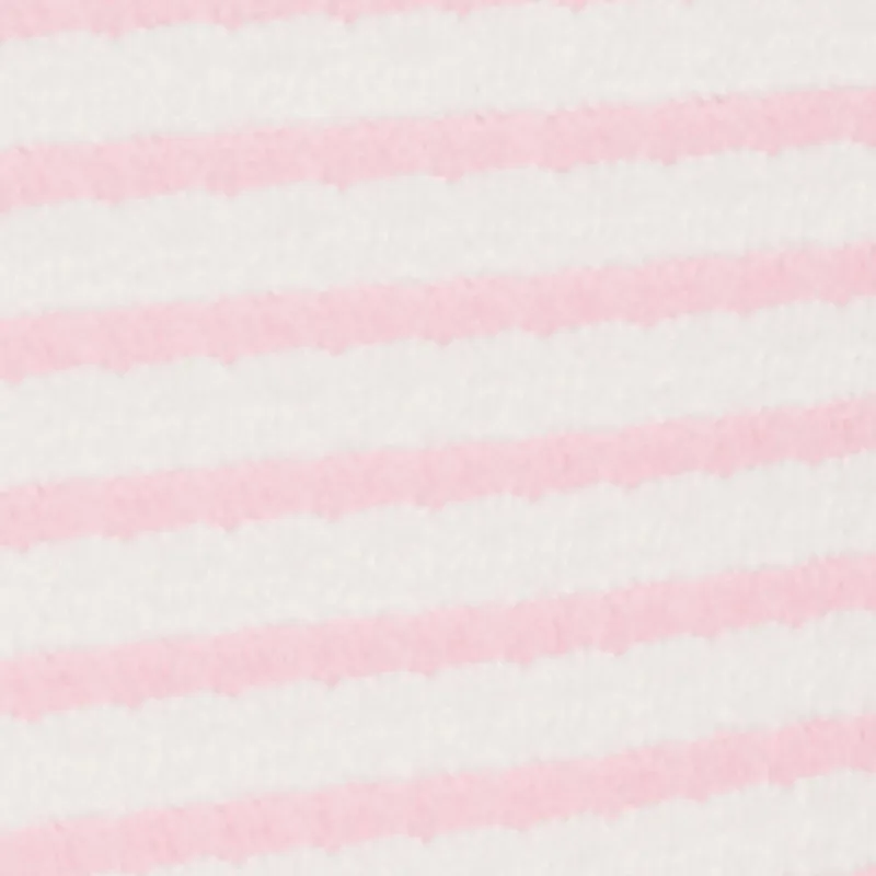 Smooth Feel Rosette Detail Striped Maxi Skirt