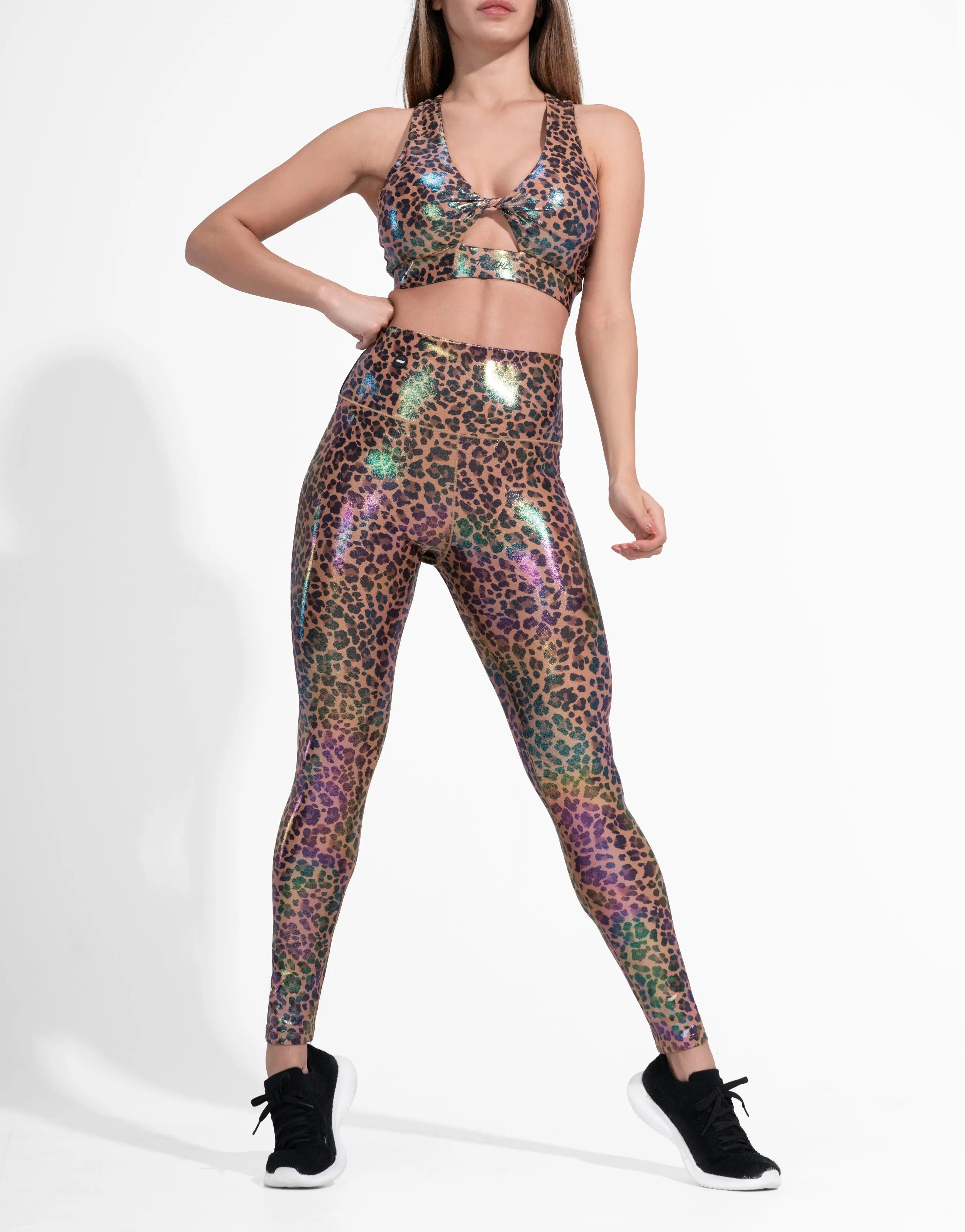 Stretch Fit Beginner Level LEOPARD SHINE
