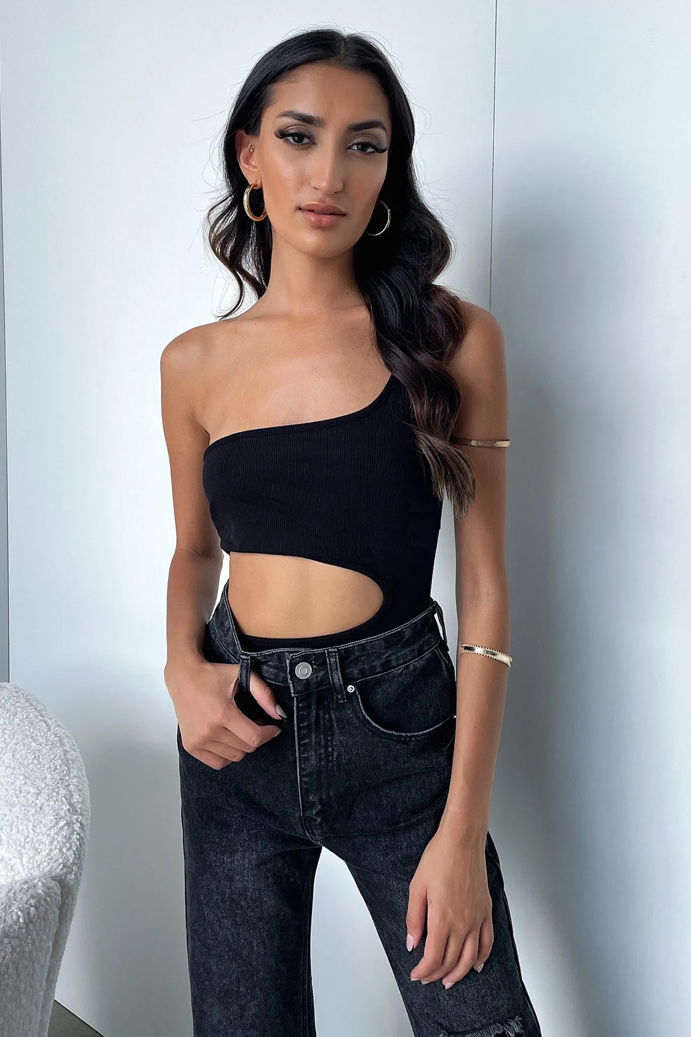Home Neutral Eco Singer Foxy Bodysuit - Black