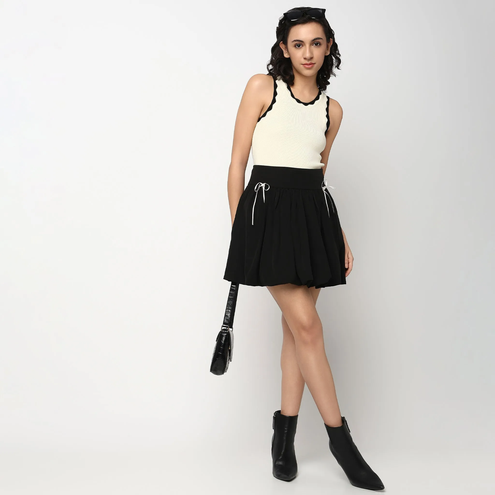 Flared Bubble Skirt Reuse Mode Day Glow