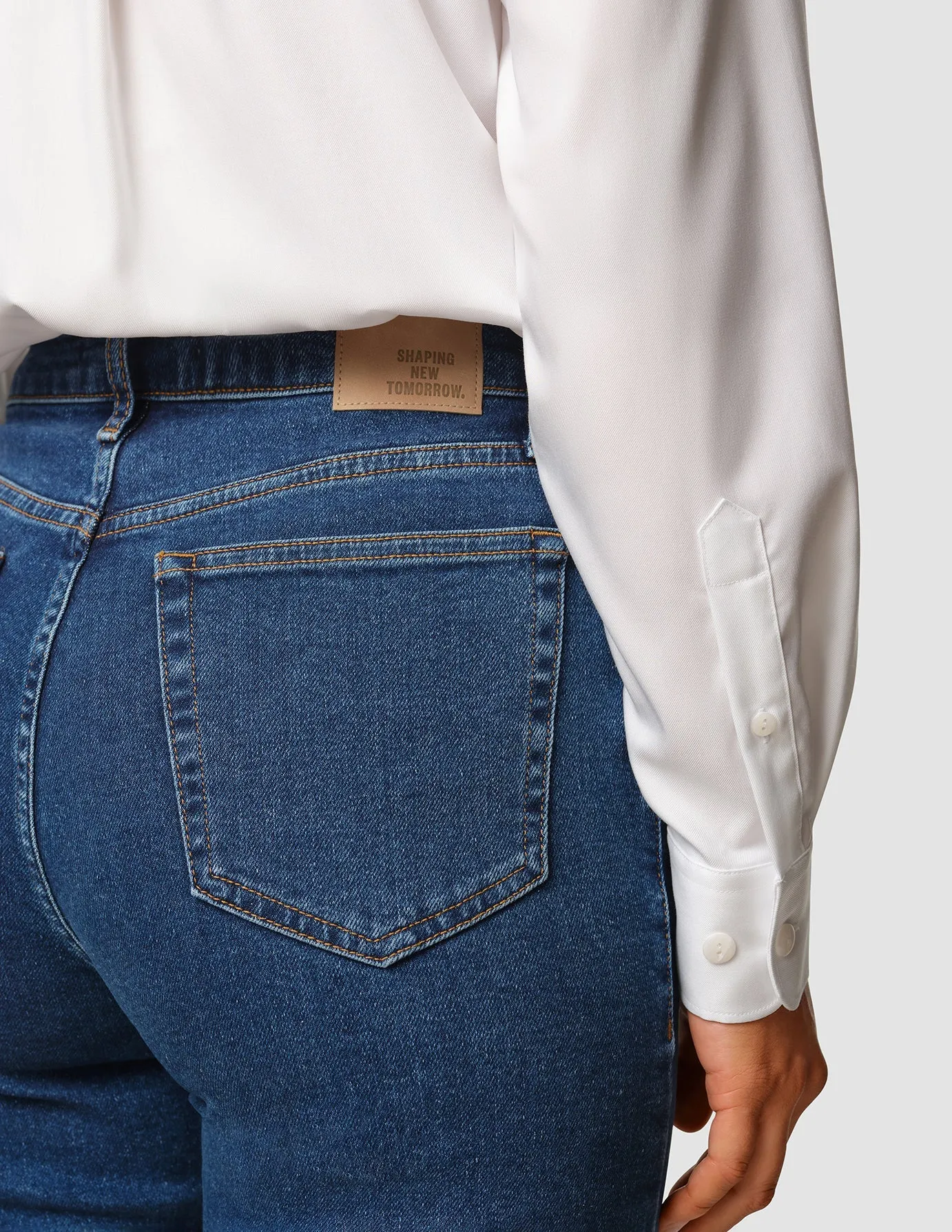 Jeans Tapered Medium Blue Fresh casual